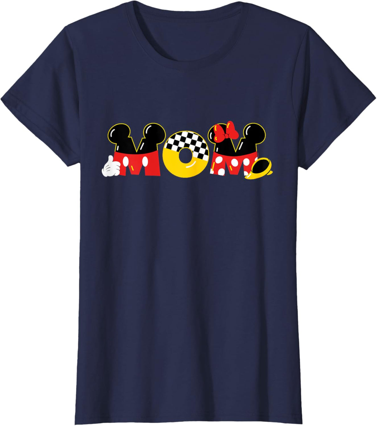Disney Mickey Mouse &amp; Minnie Mouse Mom Mother\u2019s Day Birthday Mother Shirt