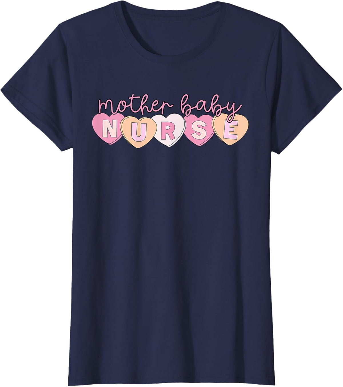 Mother Baby Nurse Hearts Valentine OBGYN Postpartum Nursing