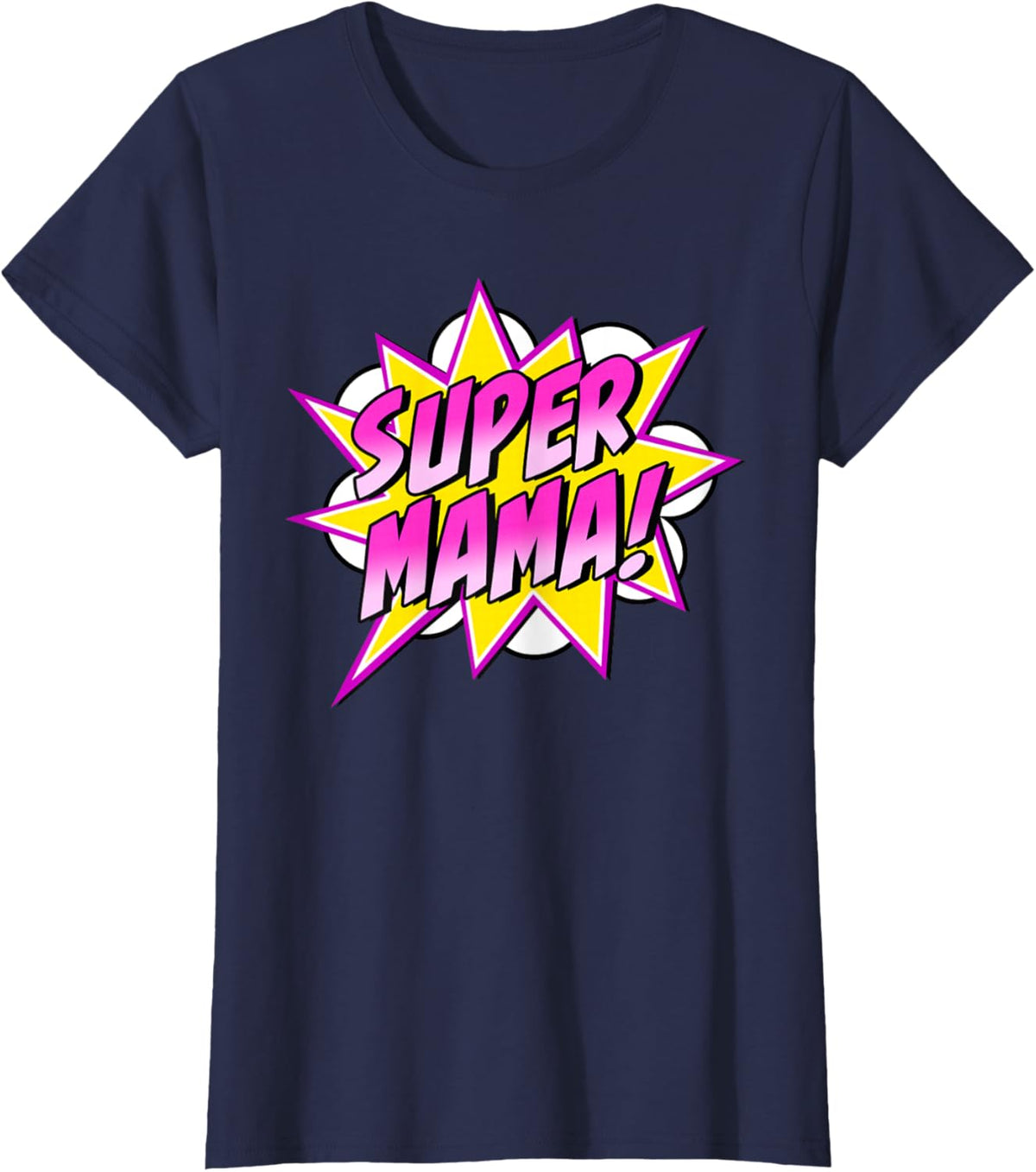 Super Mama Comic Book Superhero Mother&#39;s Day