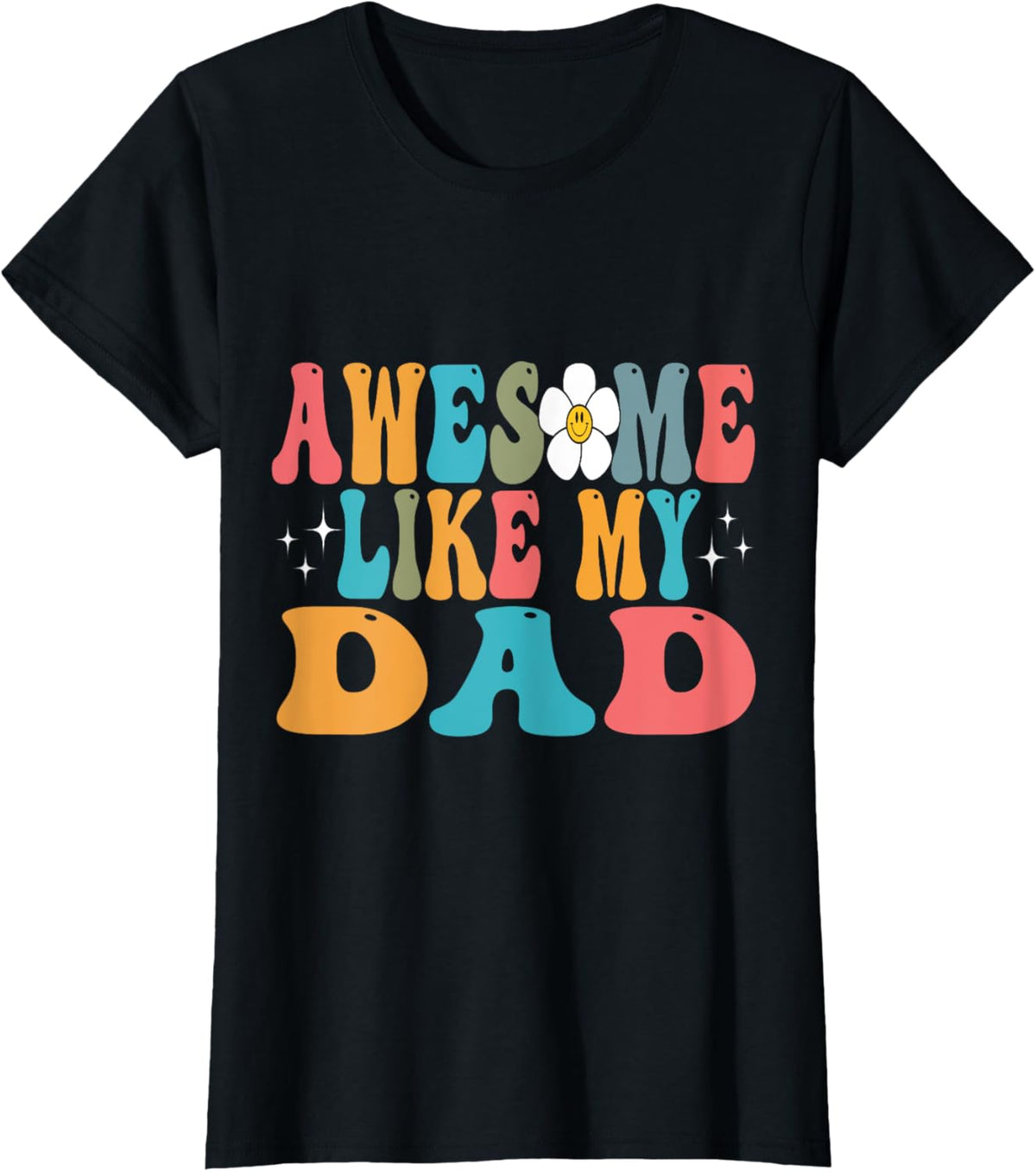 awesome like my dad matching fathers day family kids Groovy