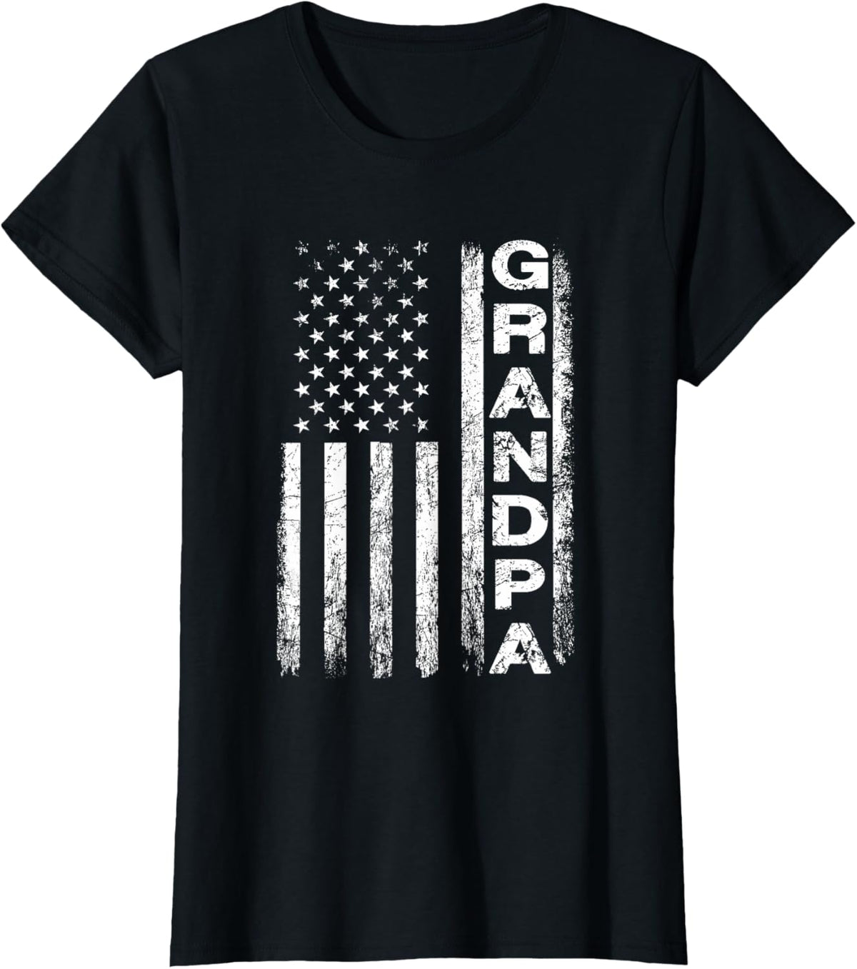 Grandpa Vintage American Flag Father&#39;s Day 4th of July Papa