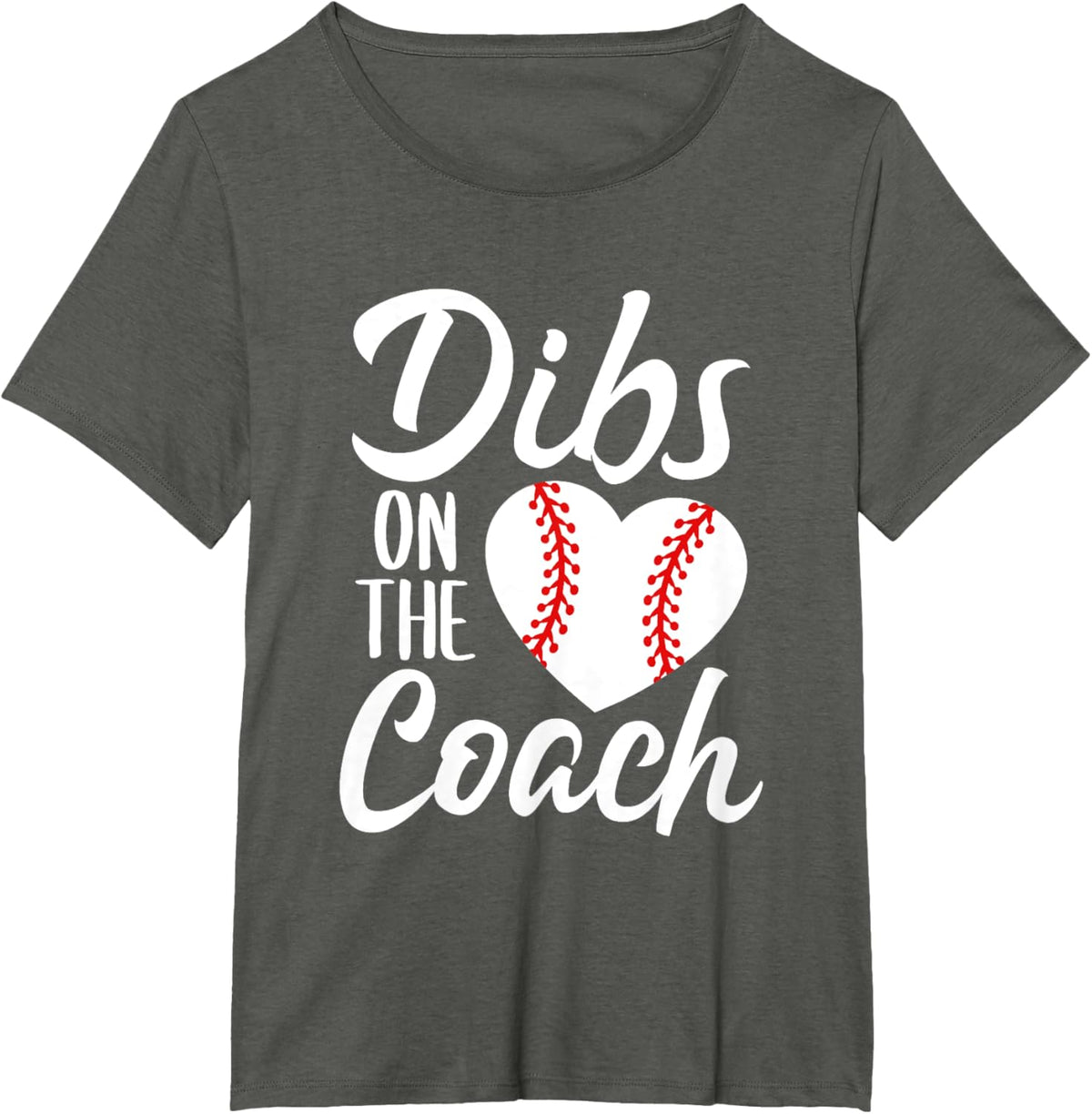 Dibs On The Coach Funny Baseball Heart Cute Mother&#39;s Day
