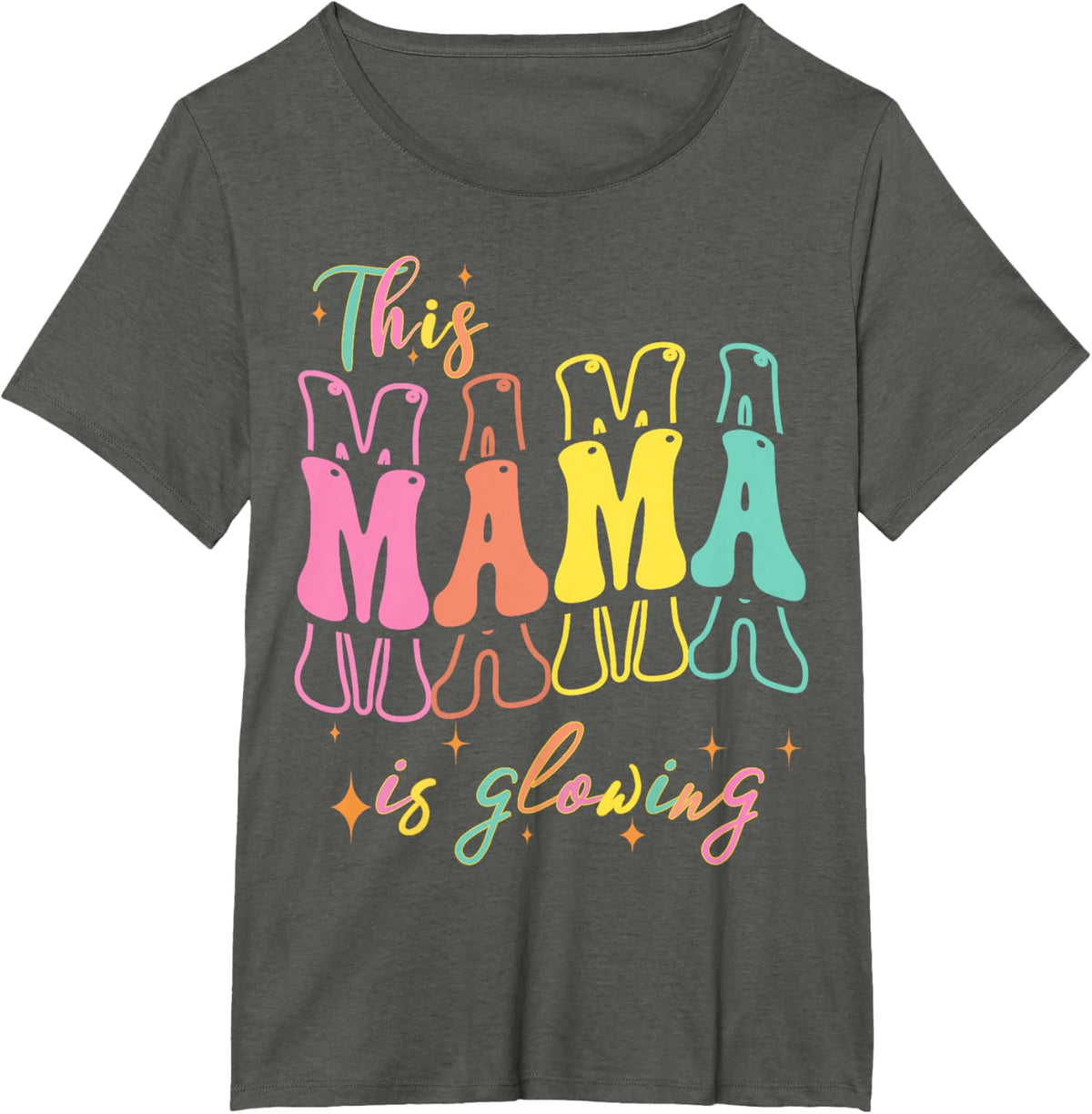 Mothers day Tee, This Mom is Glowing Mom mothers Day
