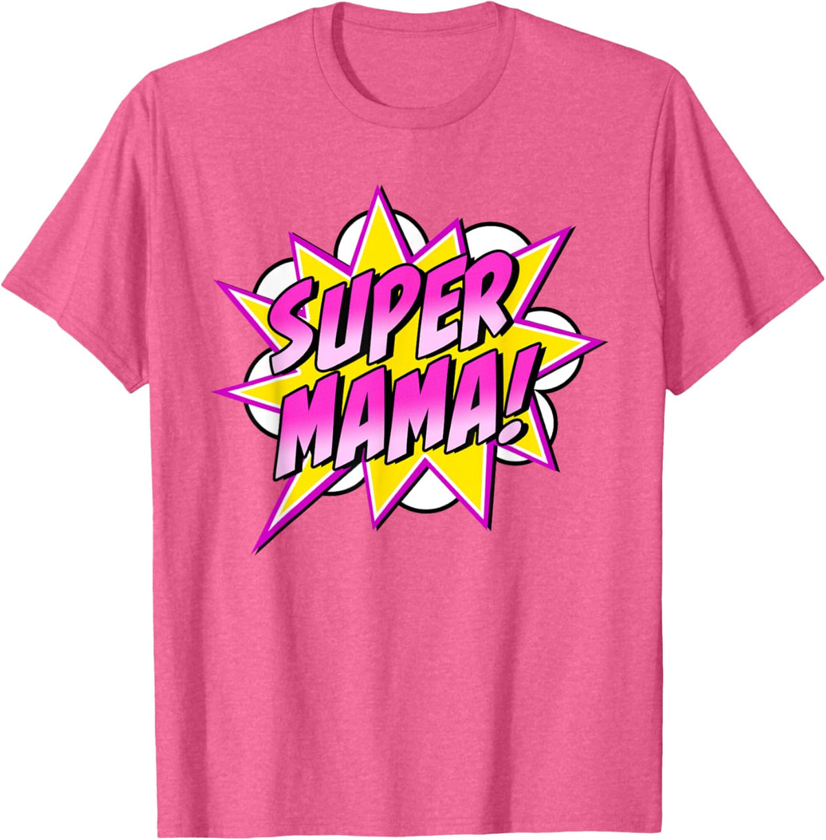 Super Mama Comic Book Superhero Mother&#39;s Day