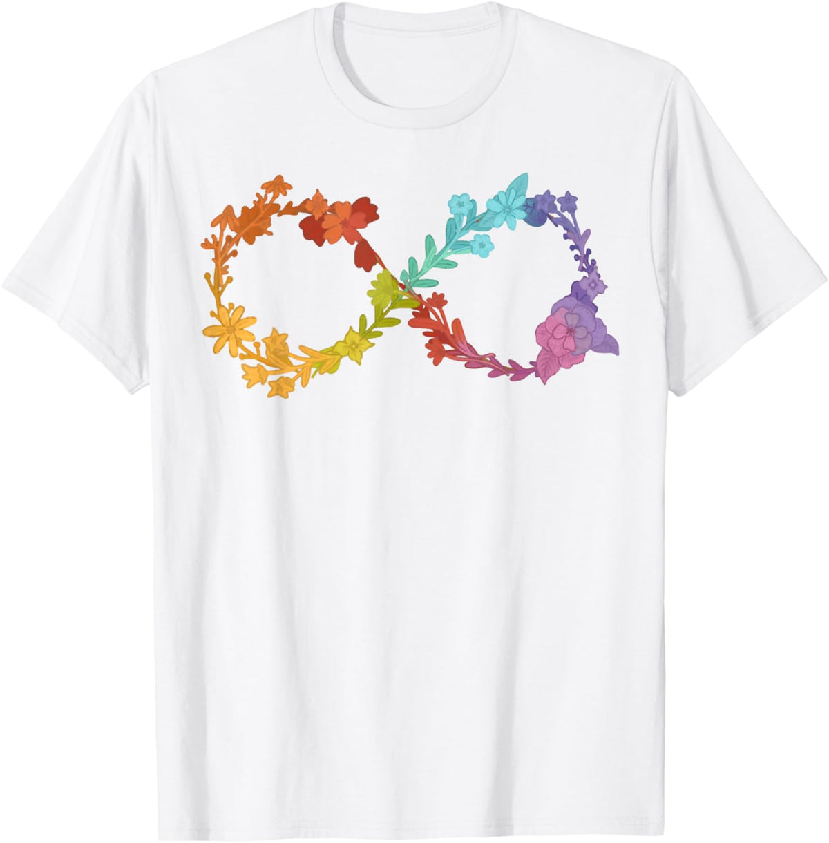 Floral Neurodiversity Infinity Symbol Autism Awareness