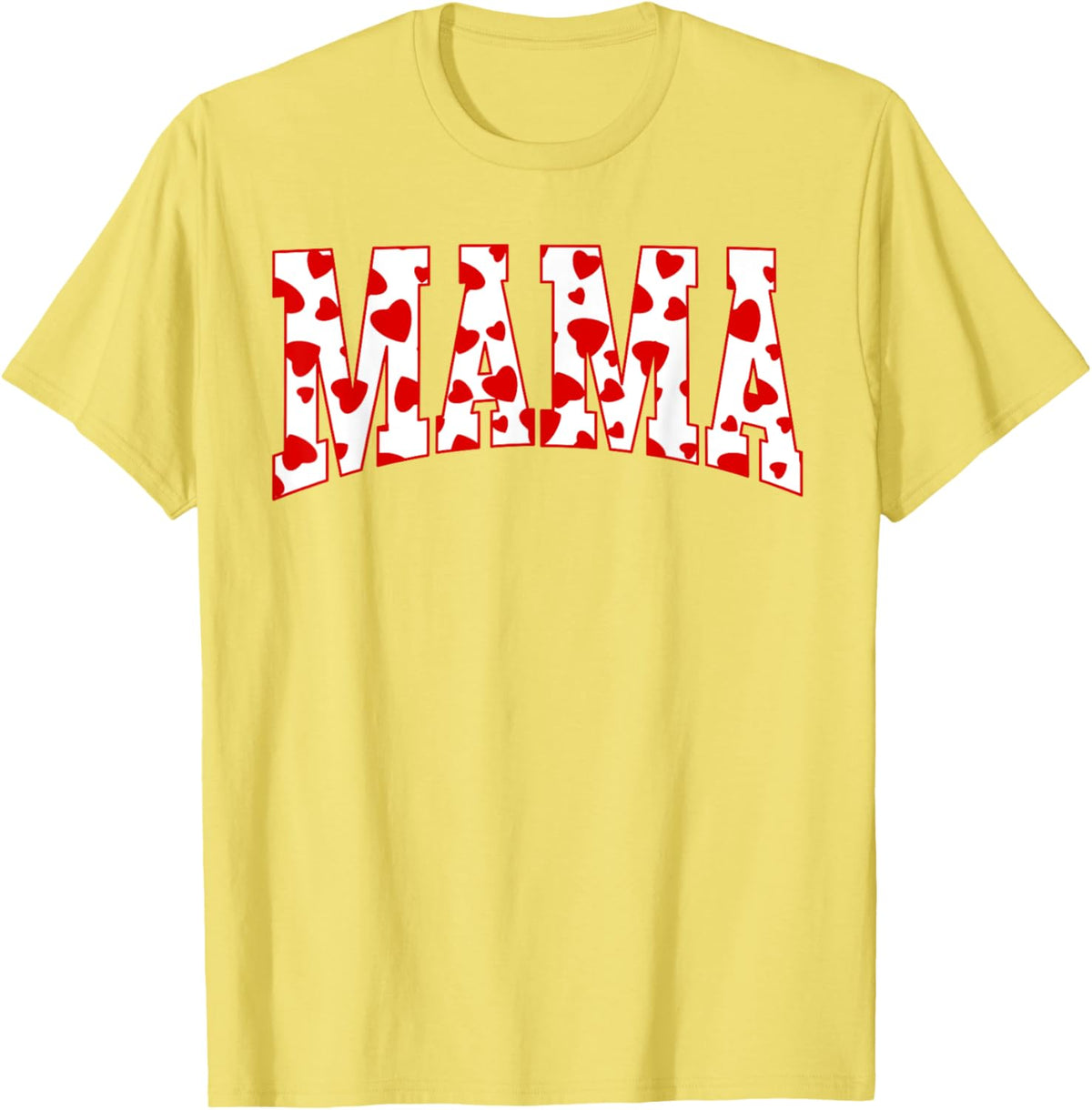 Mama Valentine Heart Valentines Day Family Matching Funny Mother Shirt