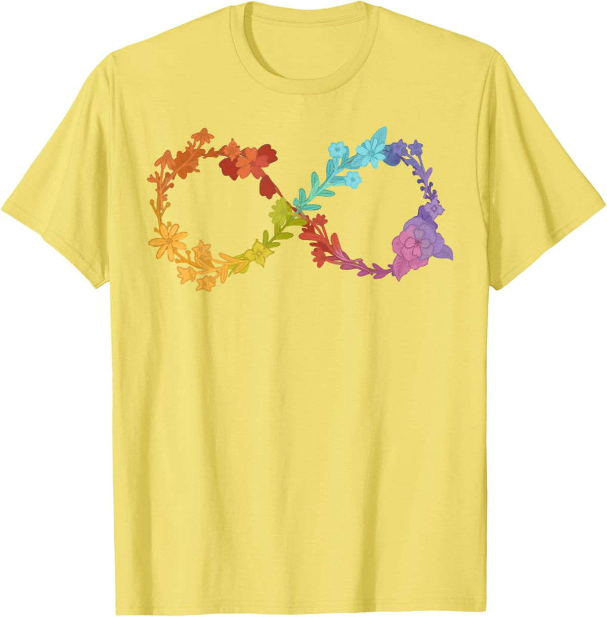 Floral Neurodiversity Infinity Symbol Autism Awareness