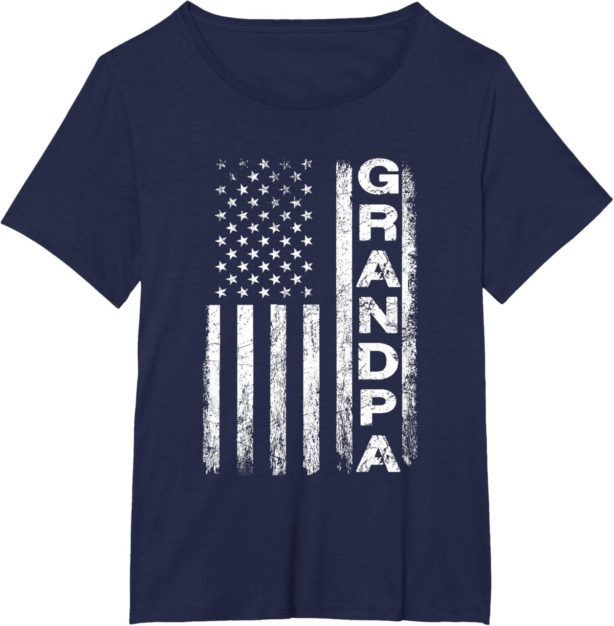 Grandpa Vintage American Flag Father&#39;s Day 4th of July Papa