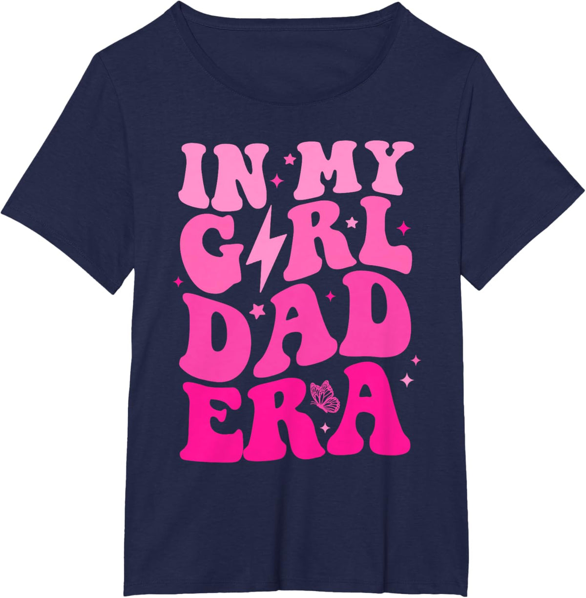 In My Dad Era Girl Groovy Retro Papa Fathers Day