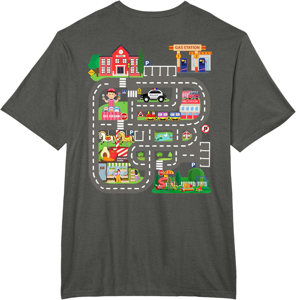 Kids Play Cars on Dad&#39;s Back Funny Father&#39;s Day Race Track