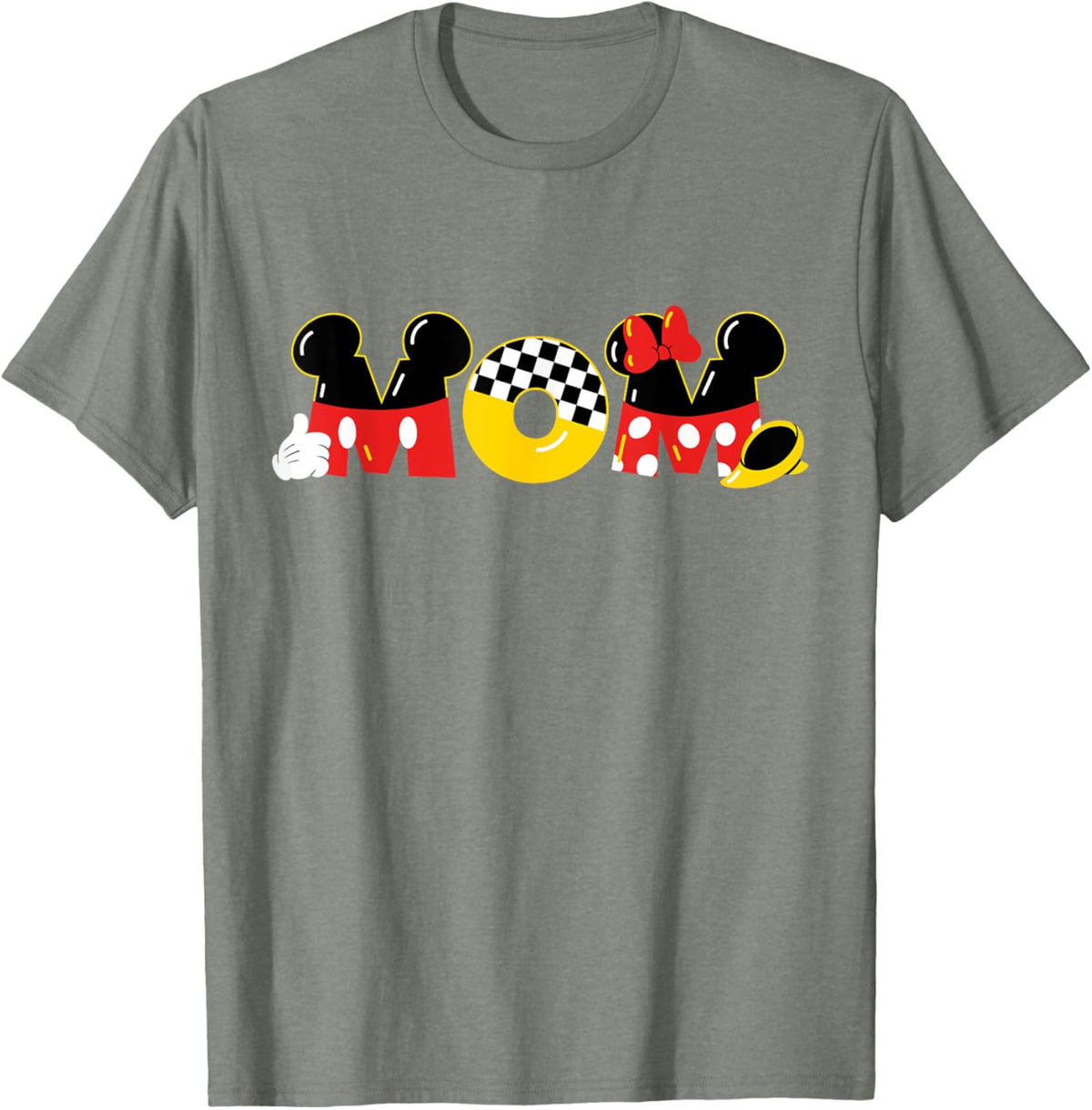 Disney Mickey Mouse &amp; Minnie Mouse Mom Mother\u2019s Day Birthday Mother Shirt