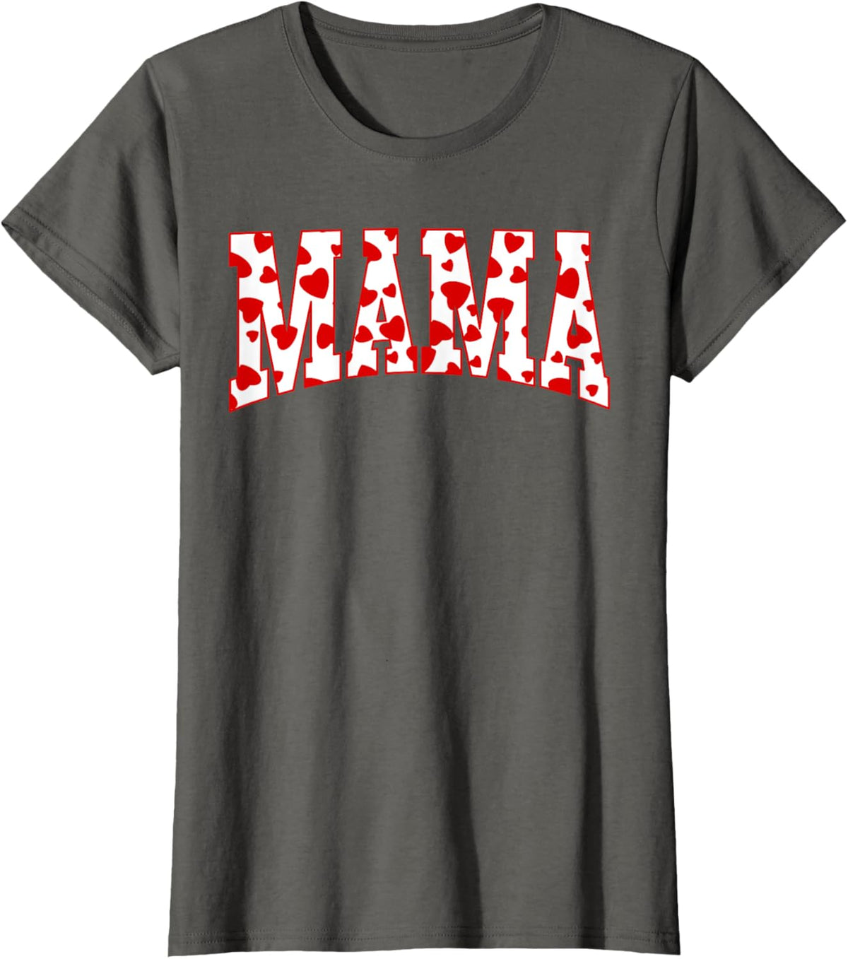 Mama Valentine Heart Valentines Day Family Matching Funny Mother Shirt
