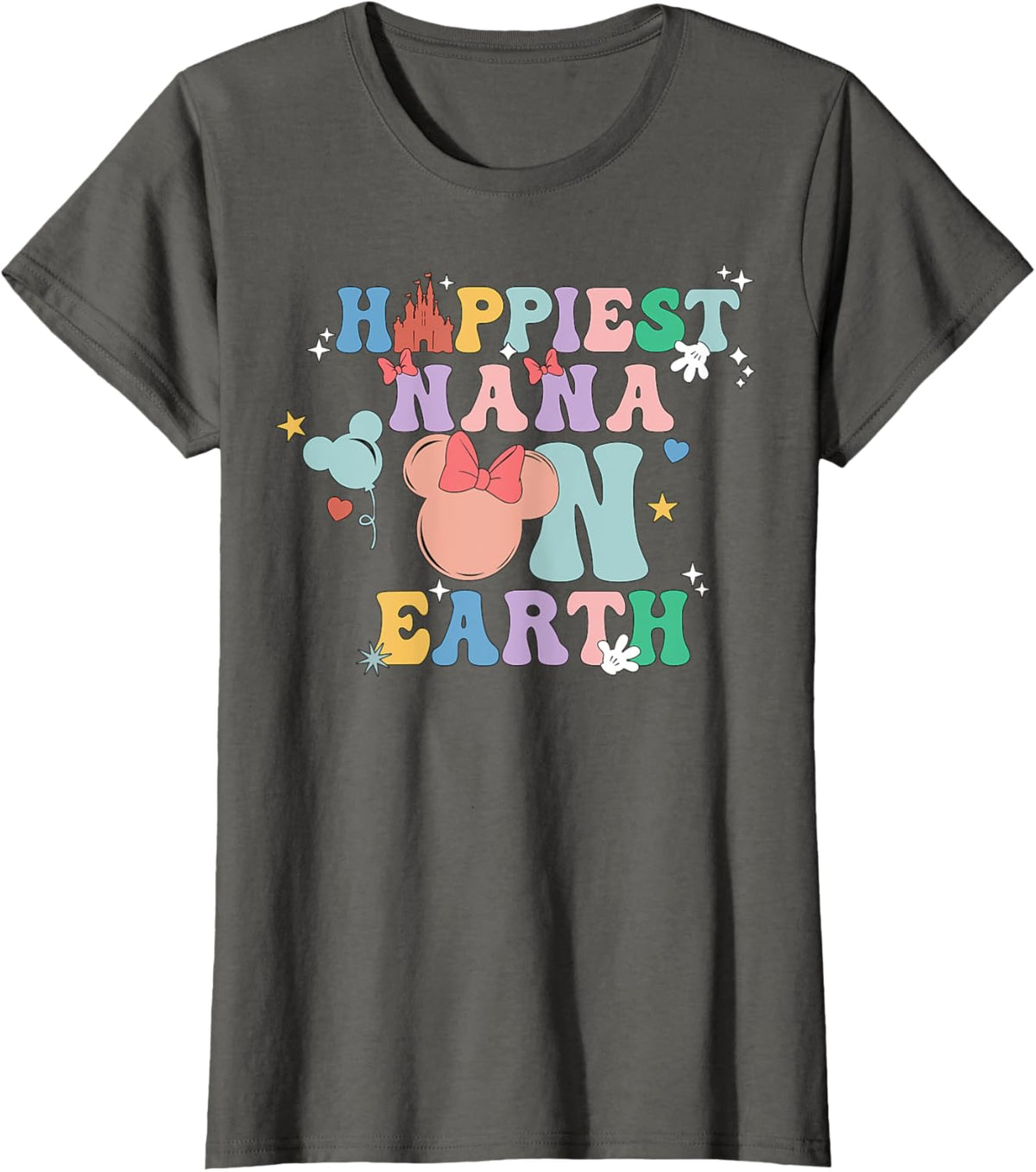 Happiest Nana On Earth Groovy Mom Mother&#39;s Day Mother Shirt