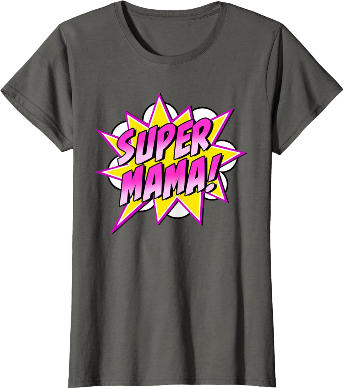 Super Mama Comic Book Superhero Mother&#39;s Day