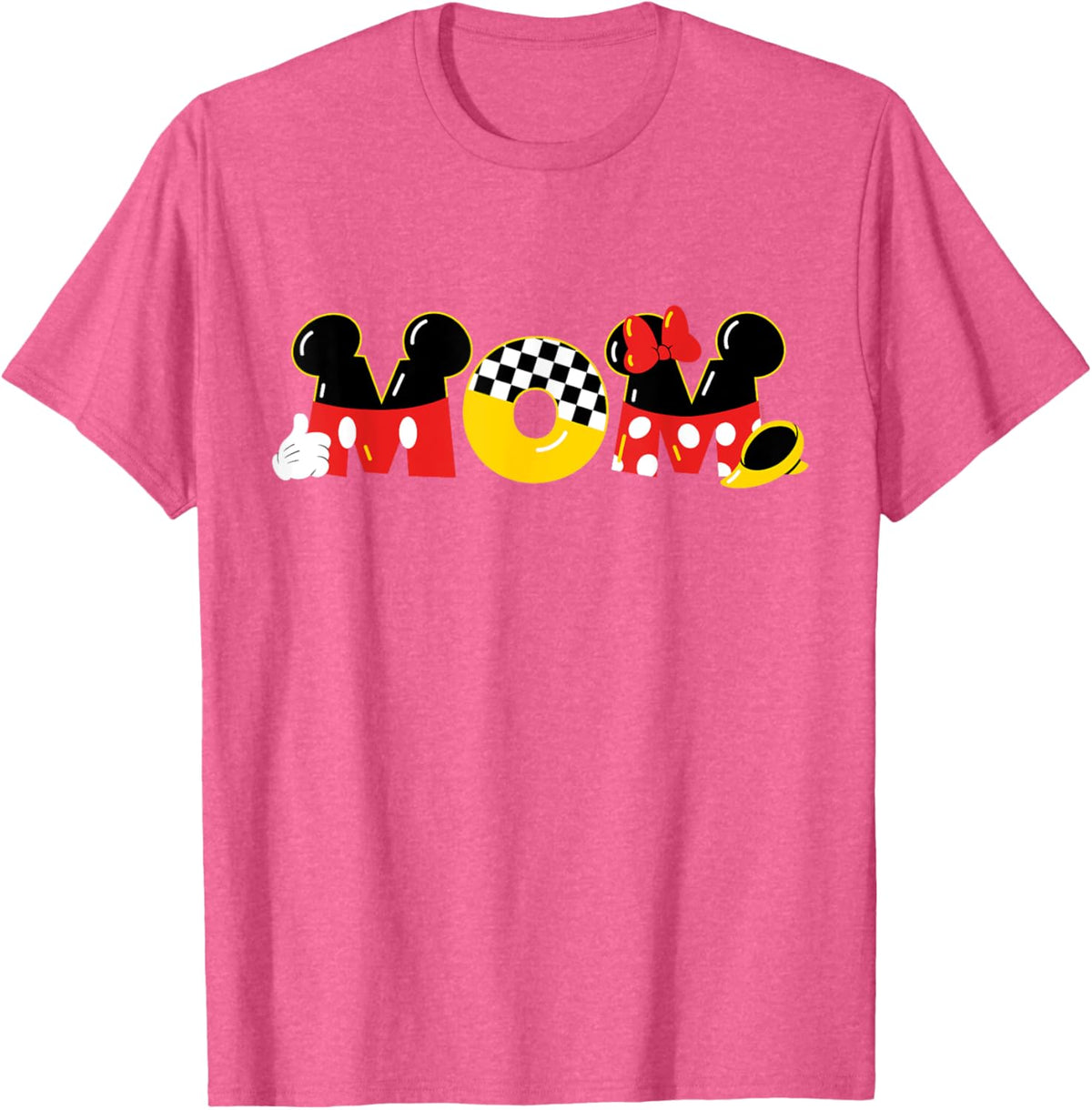 Disney Mickey Mouse &amp; Minnie Mouse Mom Mother\u2019s Day Birthday Mother Shirt