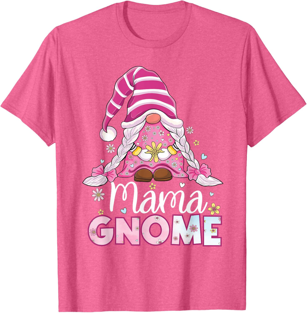 Flower For Mom Gnomies Cute Gnome Mom Happy Mother&#39;s Day