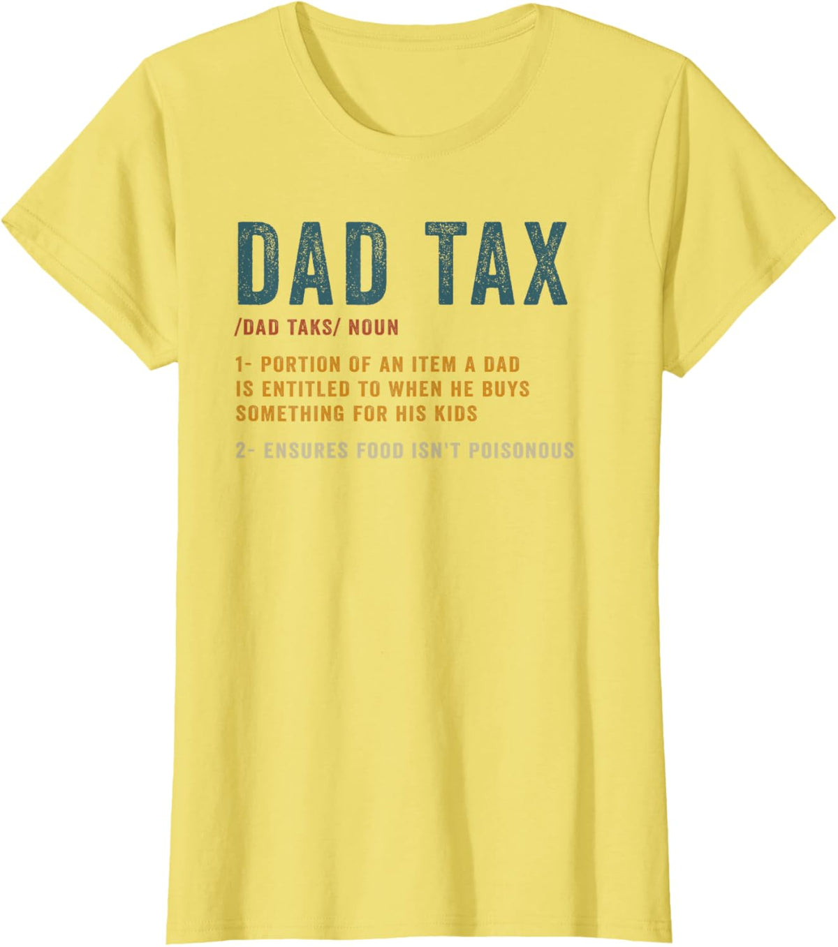Vintage Dad Tax Definition Men Funny Father&#39;s Day