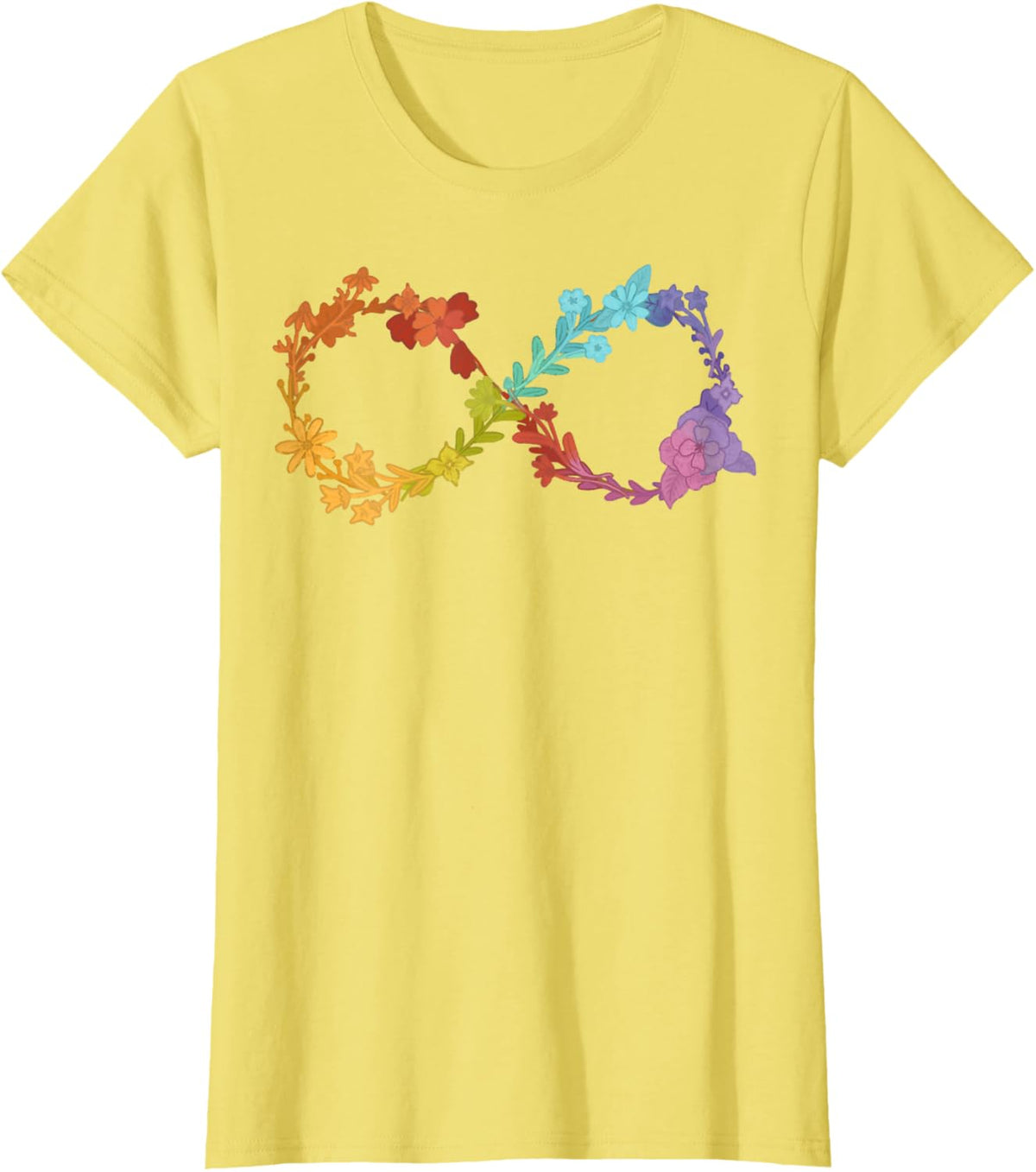 Floral Neurodiversity Infinity Symbol Autism Awareness
