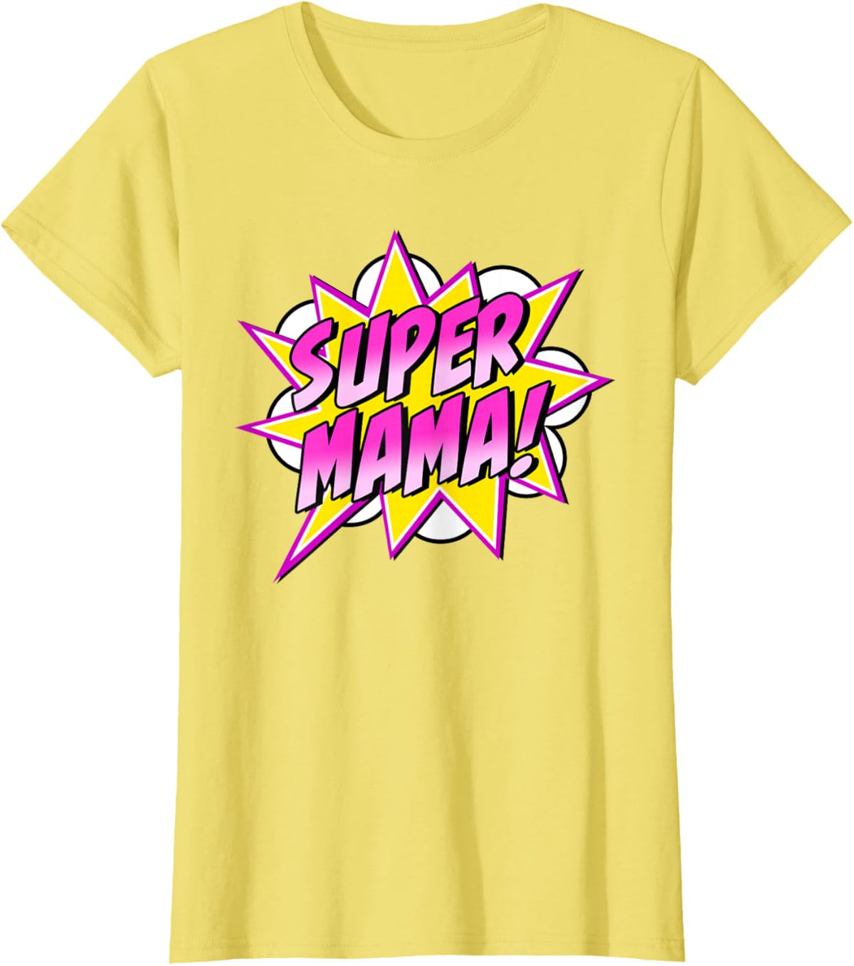 Super Mama Comic Book Superhero Mother&#39;s Day