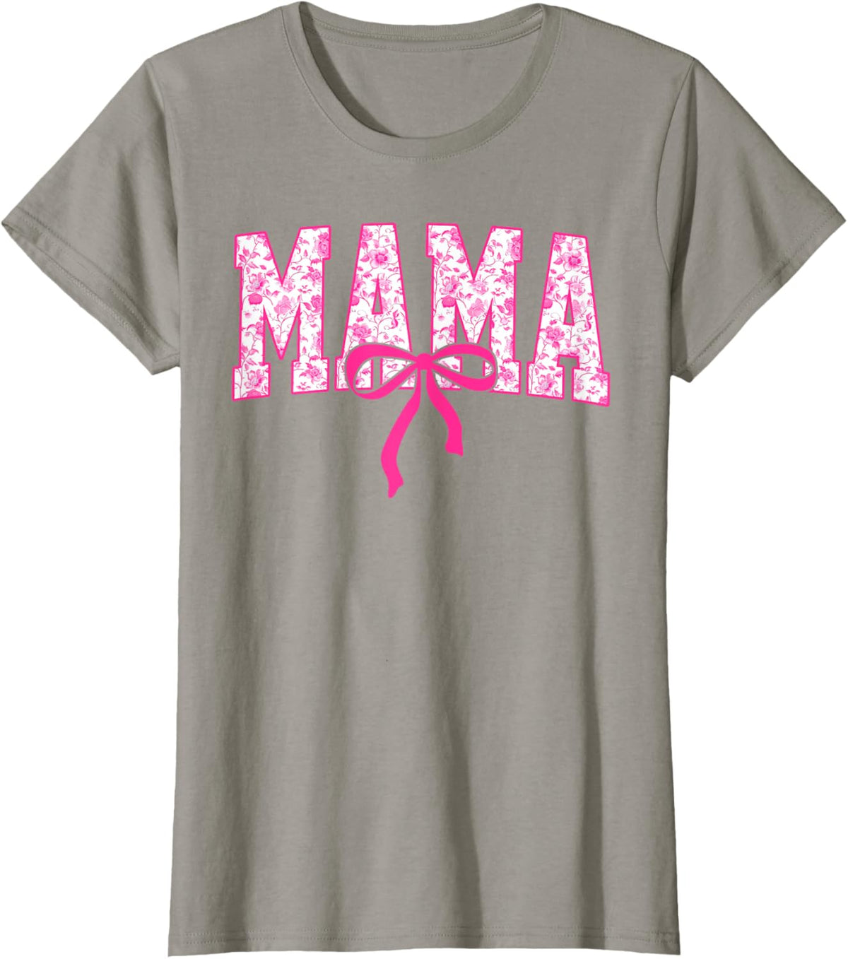 Coquette Pink Chinoiserie Mama Floral Bow Mom Mothers Day