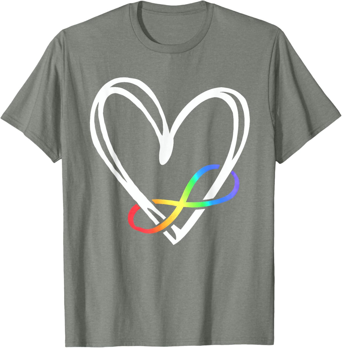Infinity Heart Autism Awareness Love Needs No Words Tie Dye