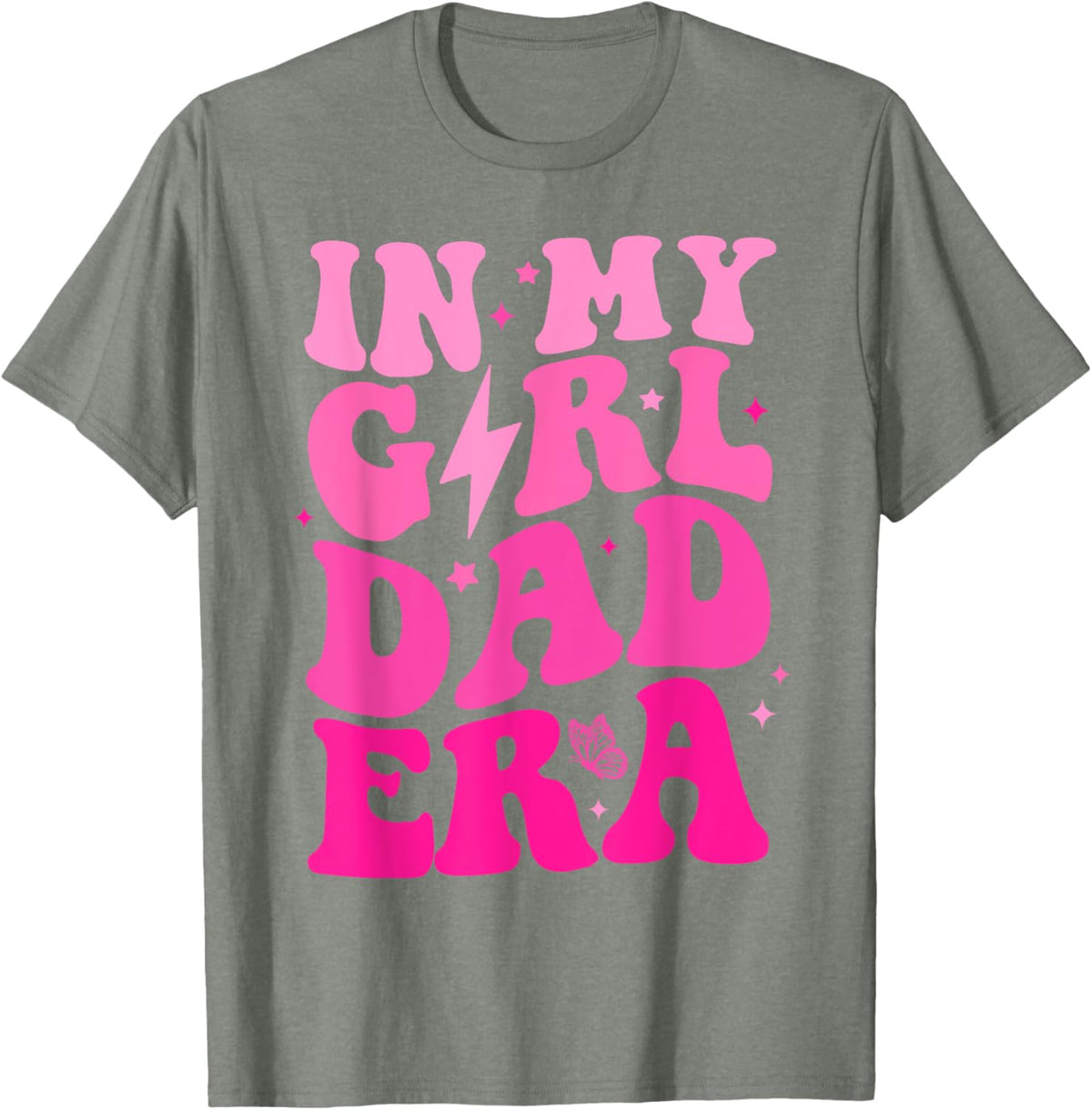 In My Dad Era Girl Groovy Retro Papa Fathers Day