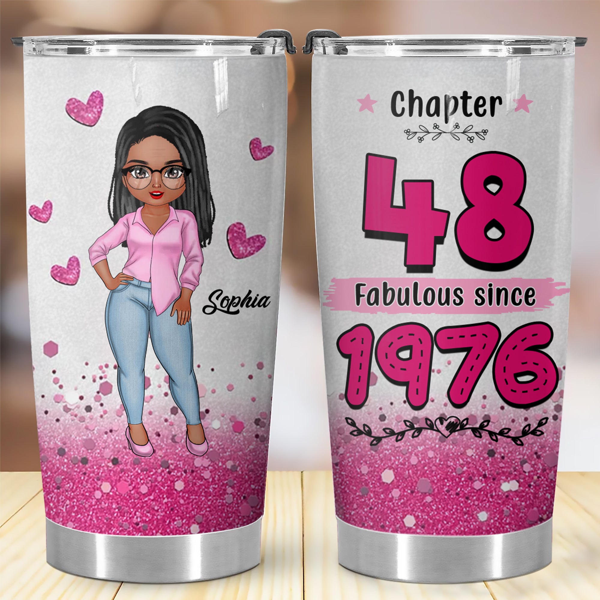 Personalized Tumbler, Gift Ideas 48th Birthday Woman - ALK