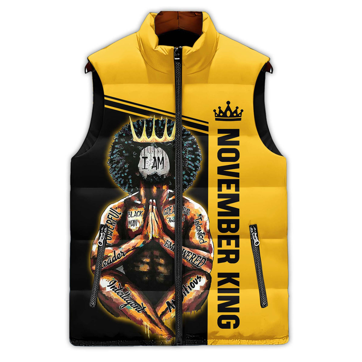 Puffer Vest - Personalized November Birthday Month, Gift Ideas For November Birthday For Men