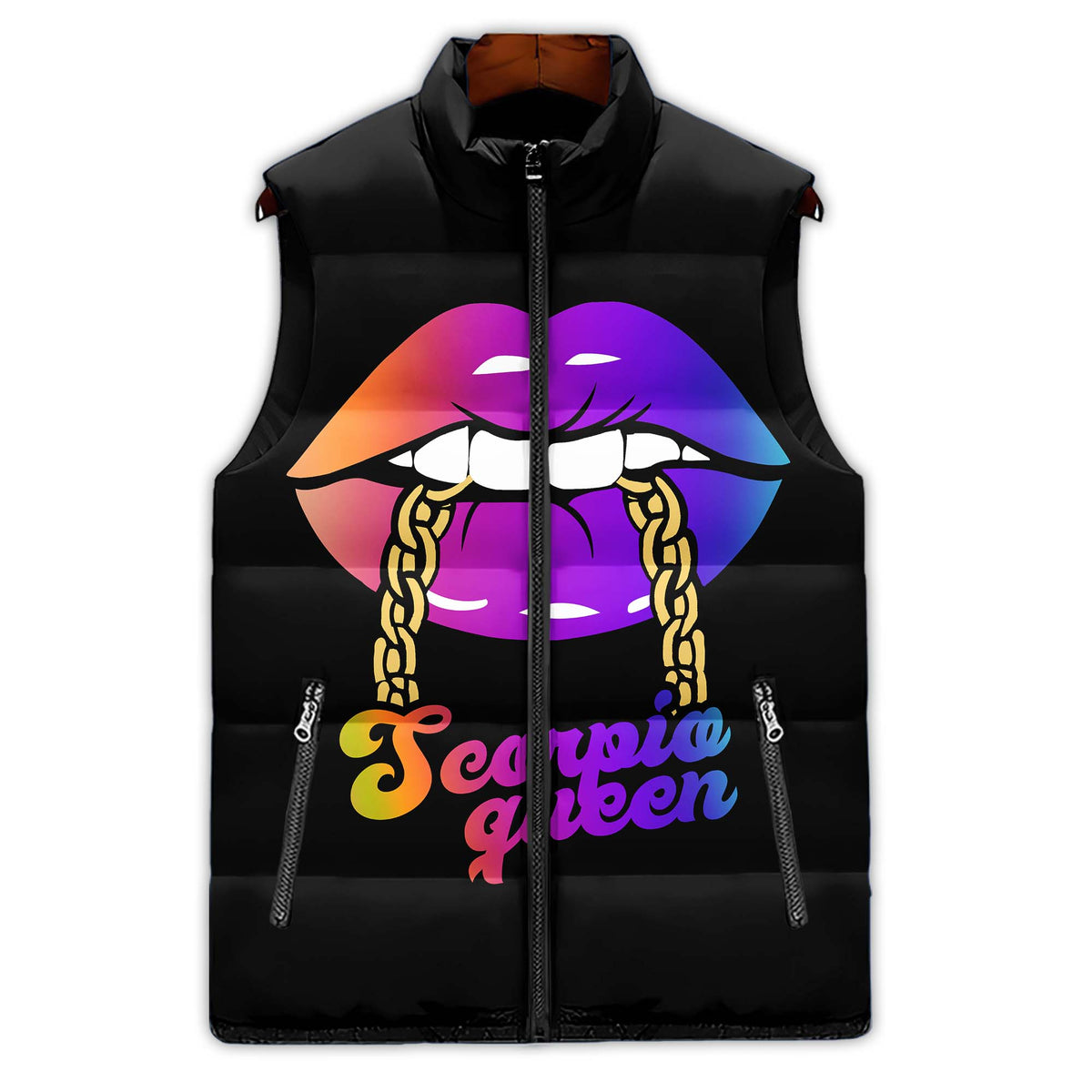 Puffer Vest - Gift For Women, Scorpio Birthday Gifts, Custom Scorpio Gift