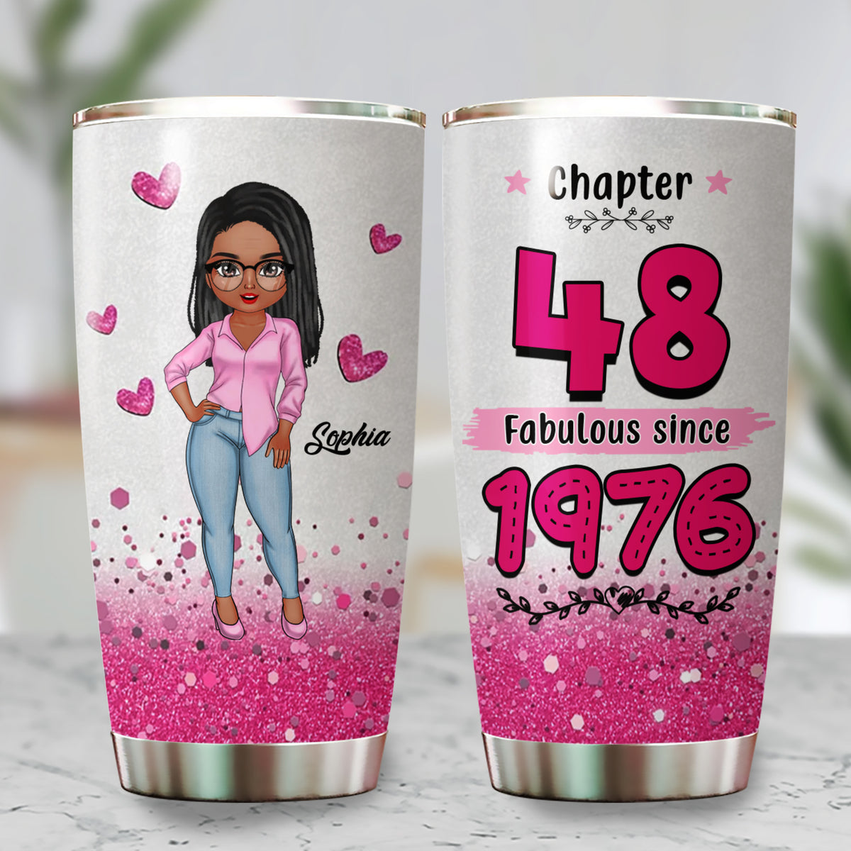 Personalized Tumbler, Gift Ideas 48th Birthday Woman - ALK