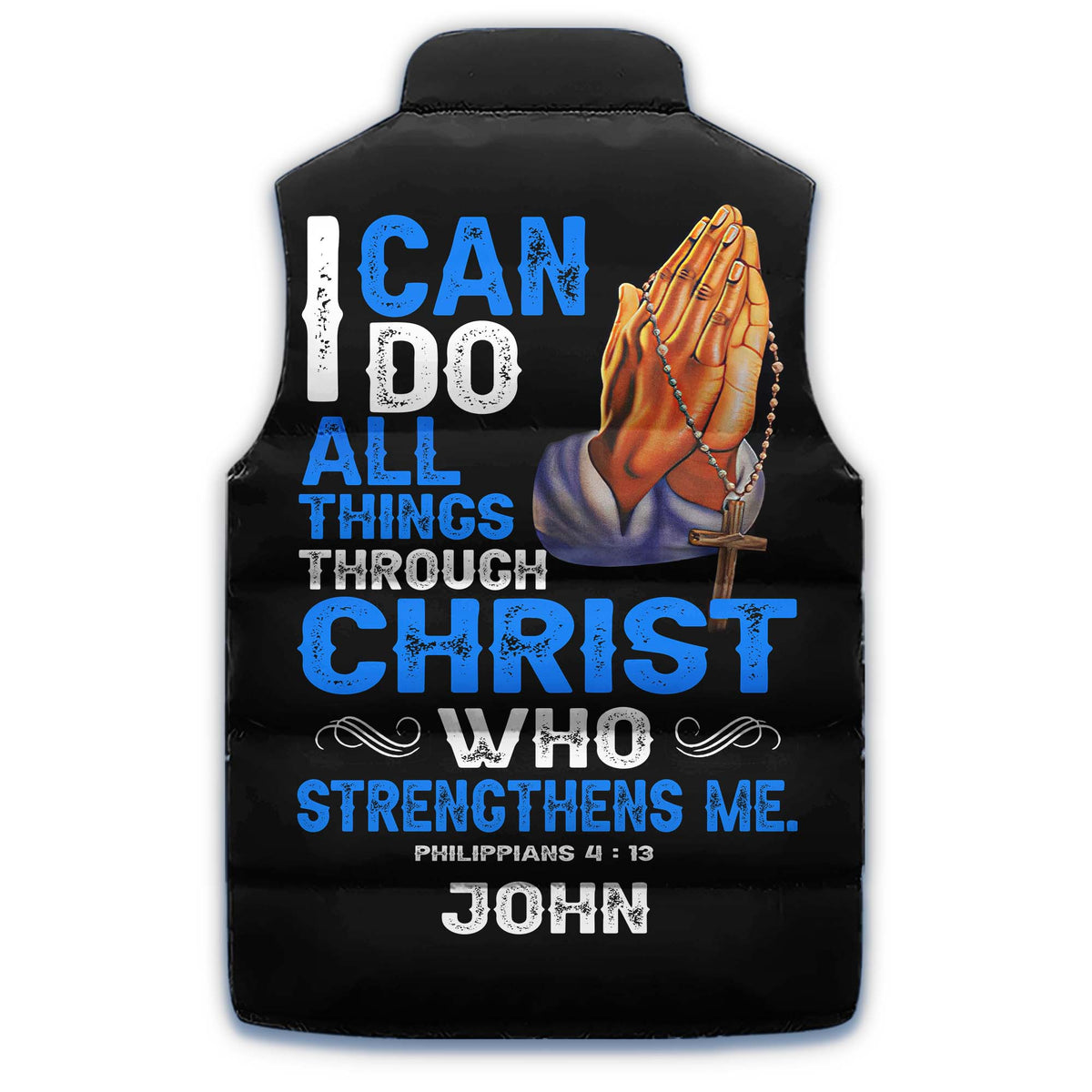 Puffer Vest - Gift Ideas For Men Jesus Lovers , Christ Gift