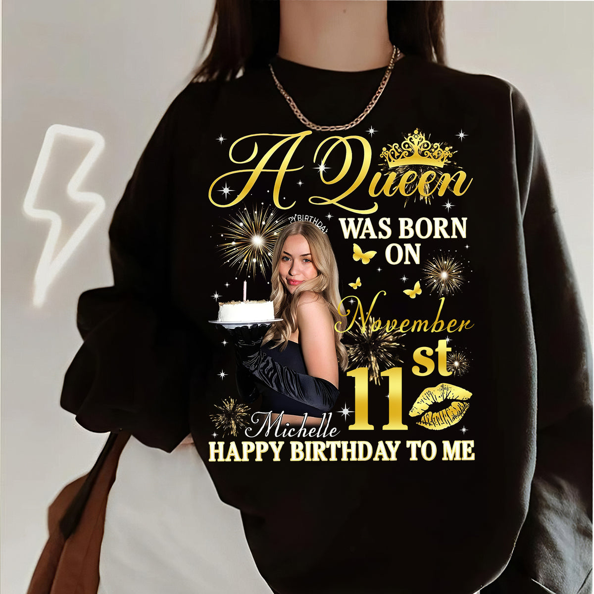 November Birthday Shirt, Custom Birthday Shirt, Queens Born In November, November Birthday Shirts For Woman, November Birthday Gifts, November Is My Birthday Month, Yep The Whole Month-YPT-ALK