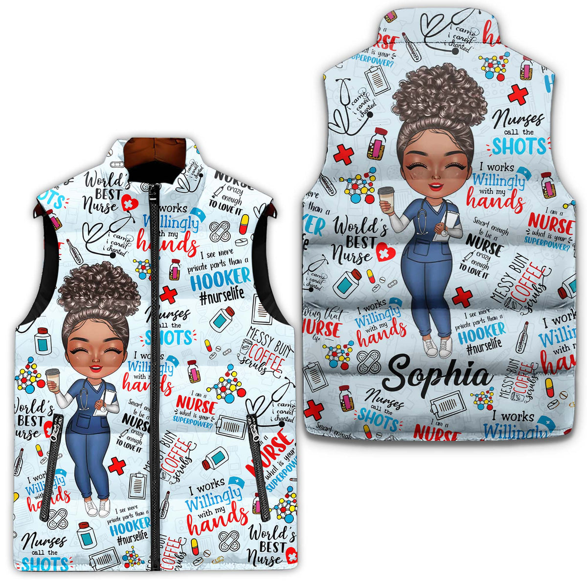 Puffer Vest -Personalized Gift Ideas For Nurse
