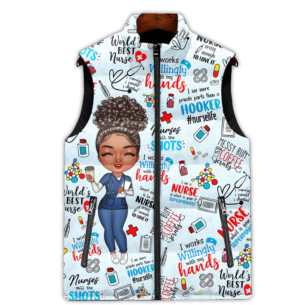 Puffer Vest -Personalized Gift Ideas For Nurse