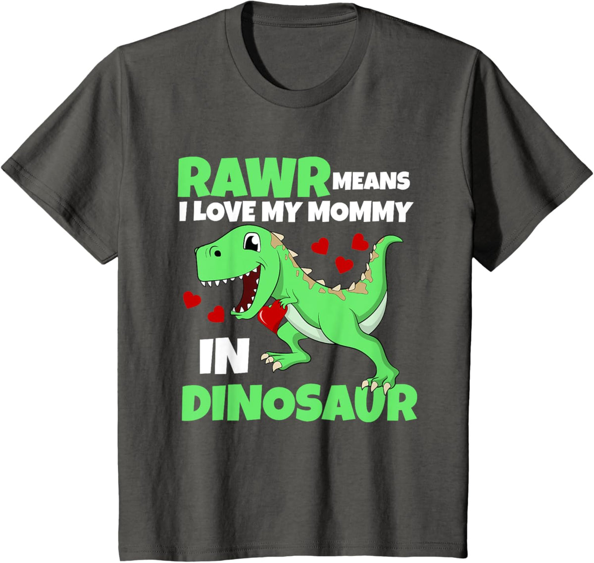 Kids I Love My Mommy Rawr Dinosaur Mom Mother&#39;s Day Toddler Boy Mother Shirt