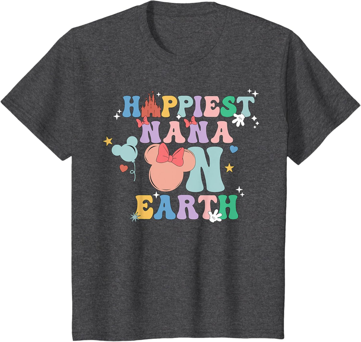 Happiest Nana On Earth Groovy Mom Mother&#39;s Day Mother Shirt