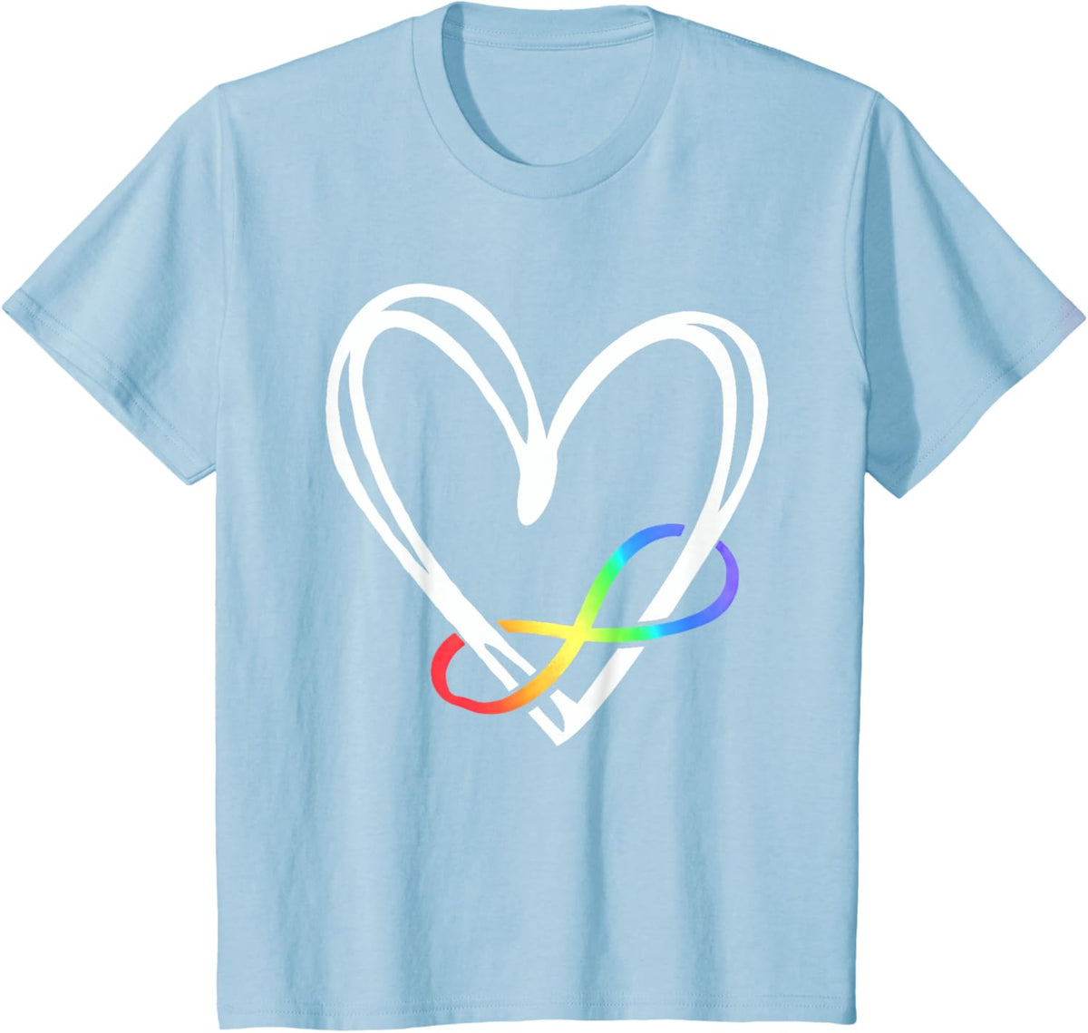 Infinity Heart Autism Awareness Love Needs No Words Tie Dye