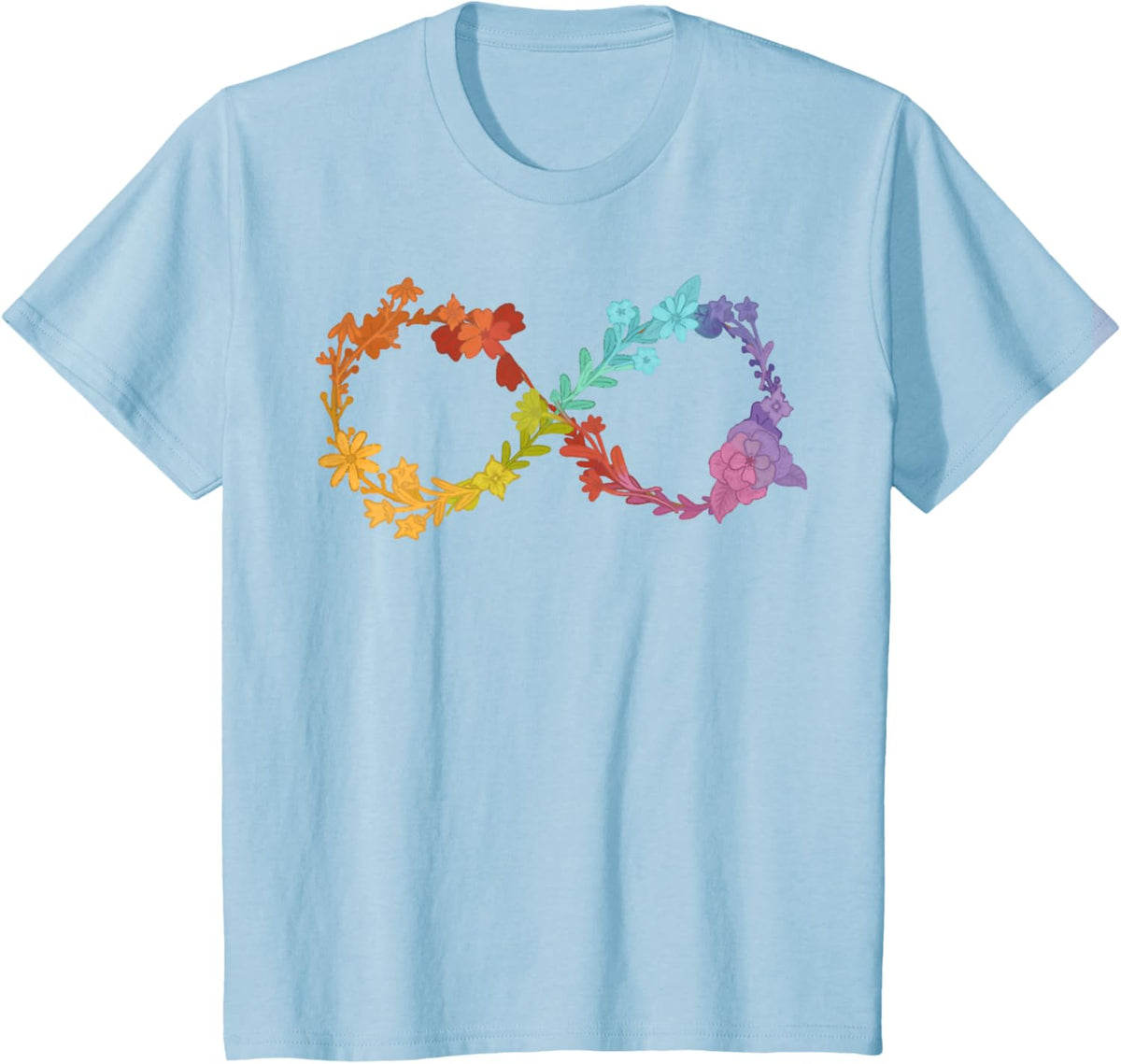 Floral Neurodiversity Infinity Symbol Autism Awareness