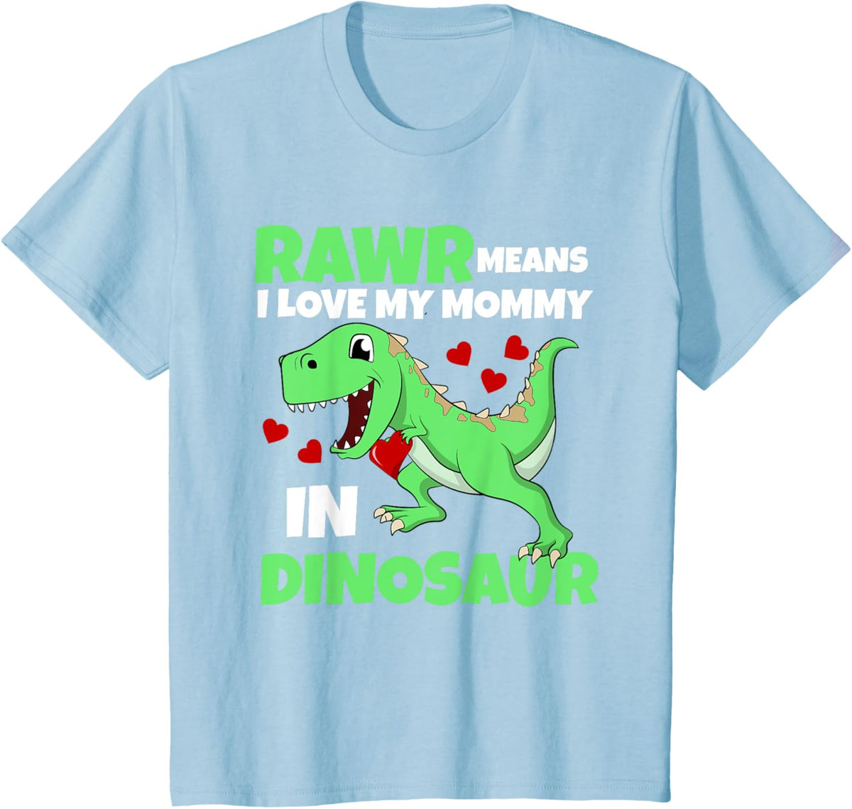 Kids I Love My Mommy Rawr Dinosaur Mom Mother&#39;s Day Toddler Boy Mother Shirt