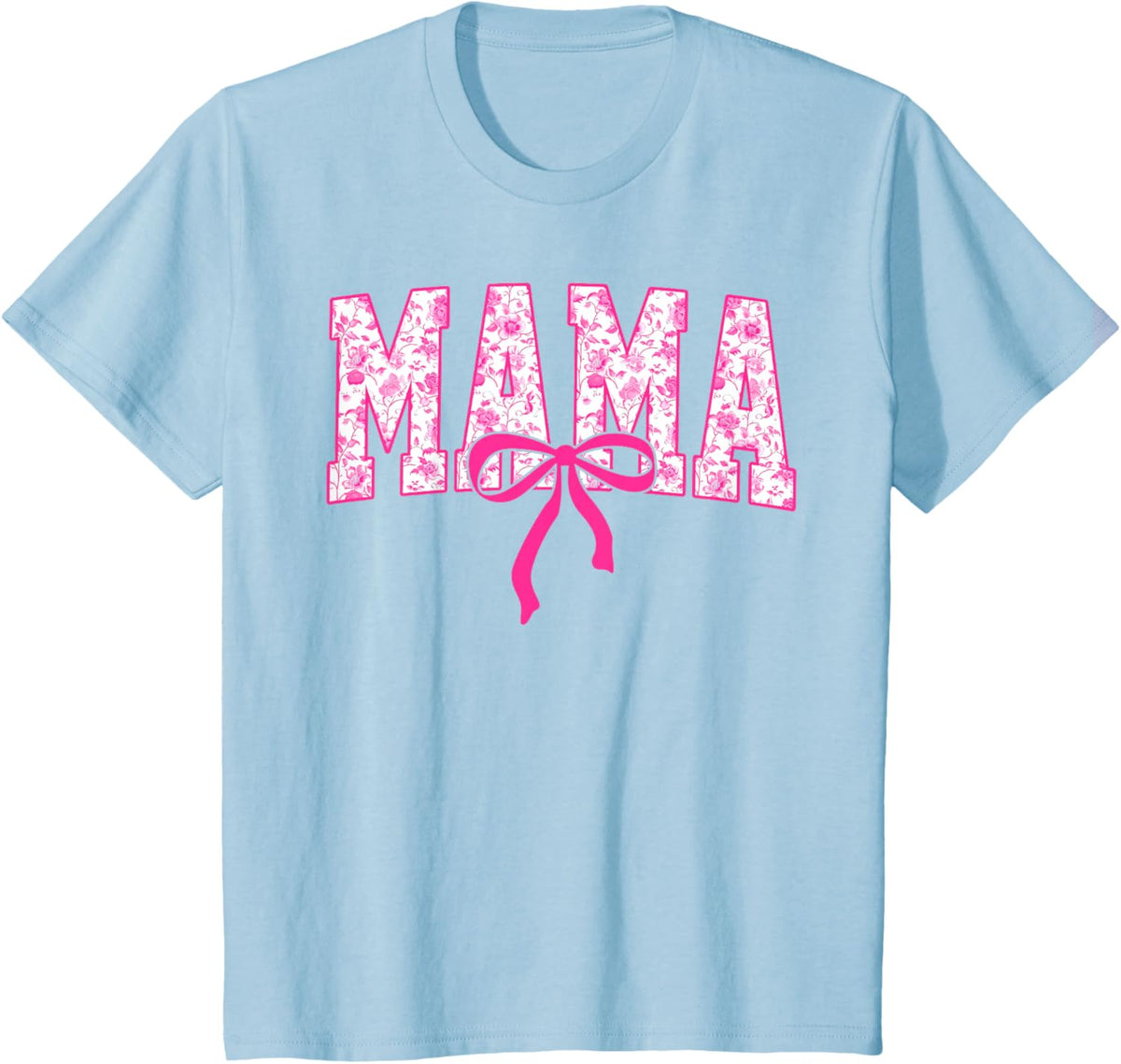 Coquette Pink Chinoiserie Mama Floral Bow Mom Mothers Day