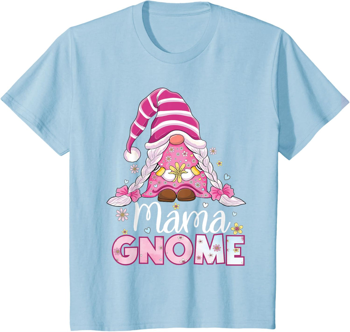 Flower For Mom Gnomies Cute Gnome Mom Happy Mother&#39;s Day