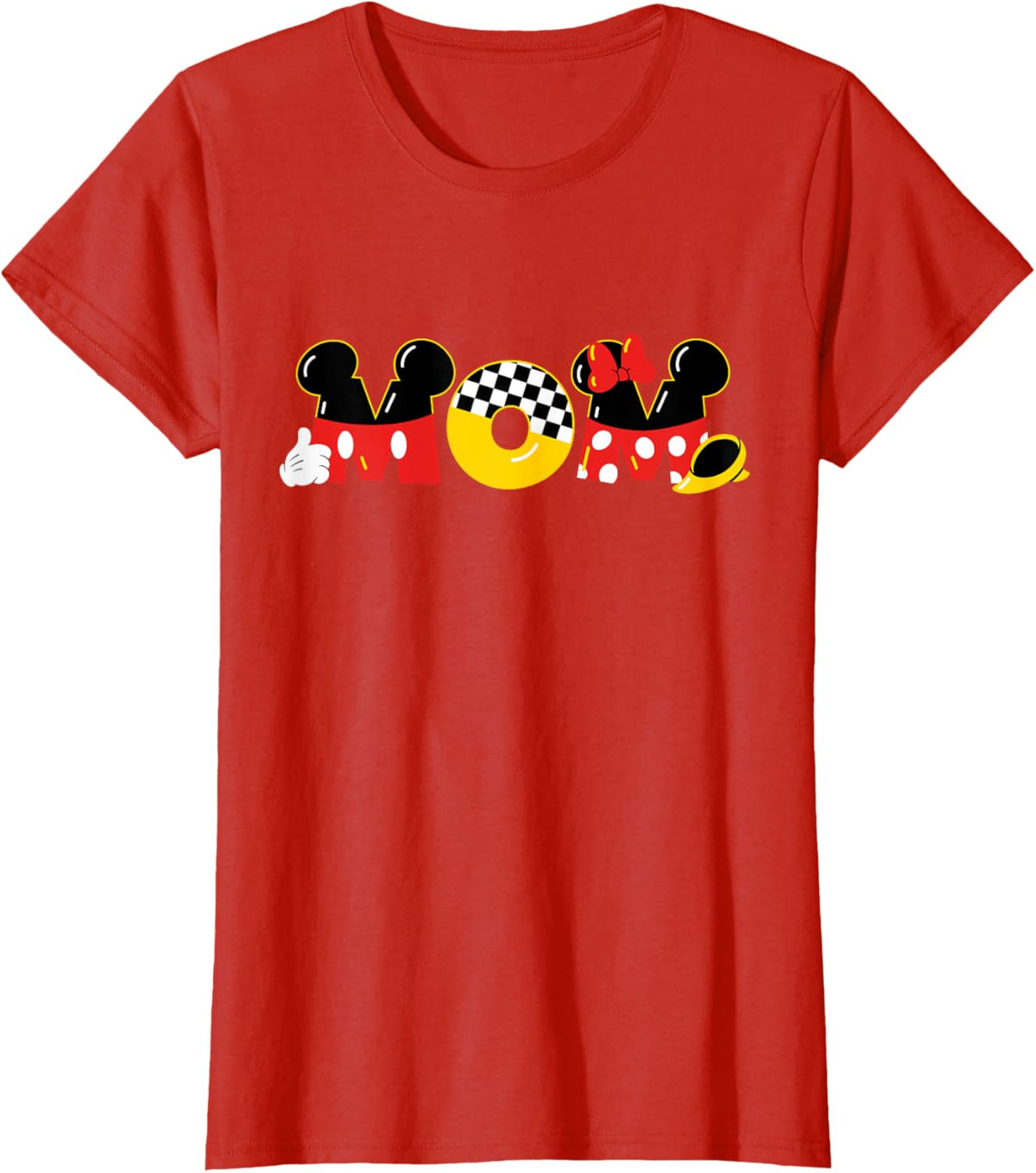 Disney Mickey Mouse &amp; Minnie Mouse Mom Mother\u2019s Day Birthday Mother Shirt