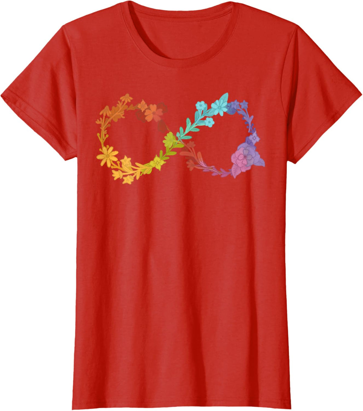 Floral Neurodiversity Infinity Symbol Autism Awareness