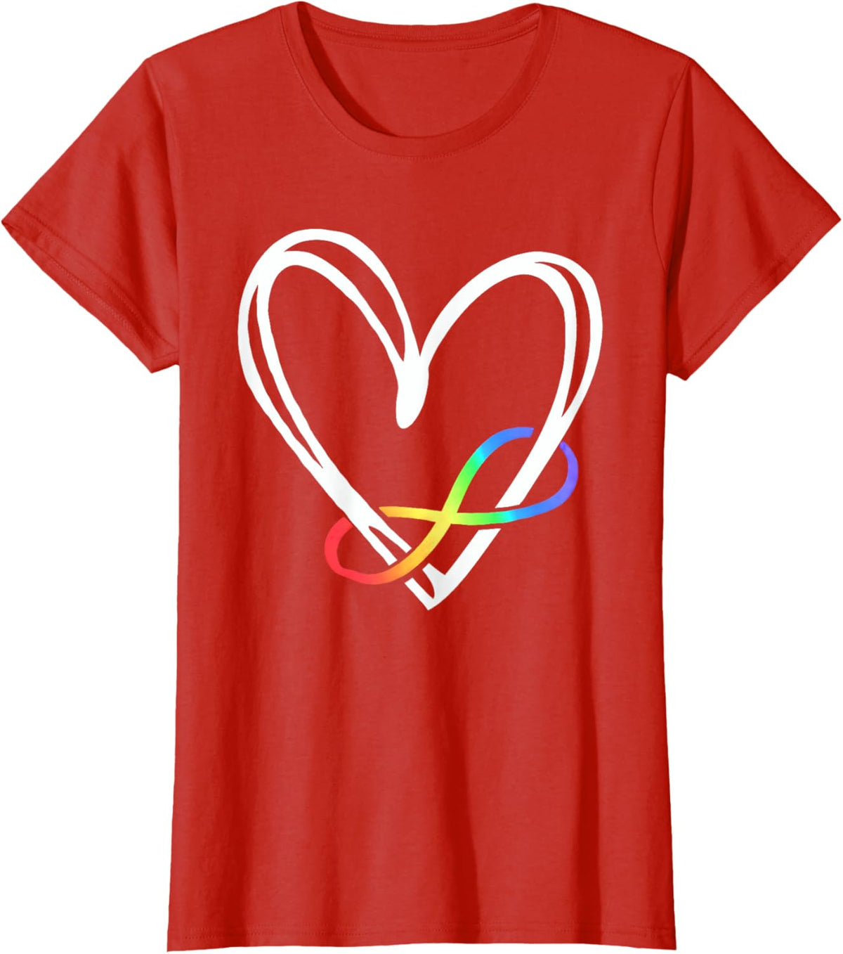 Infinity Heart Autism Awareness Love Needs No Words Tie Dye