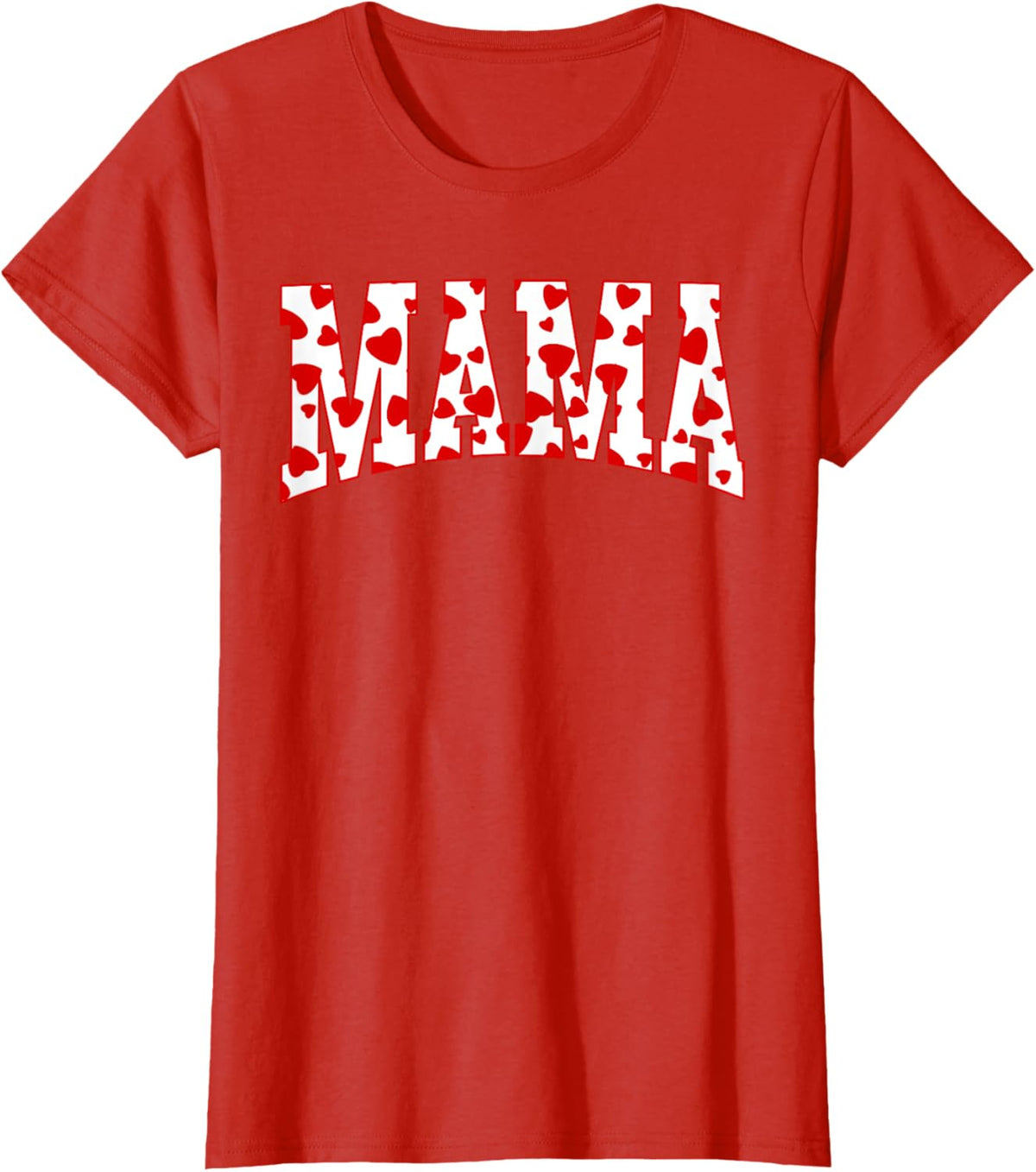 Mama Valentine Heart Valentines Day Family Matching Funny Mother Shirt