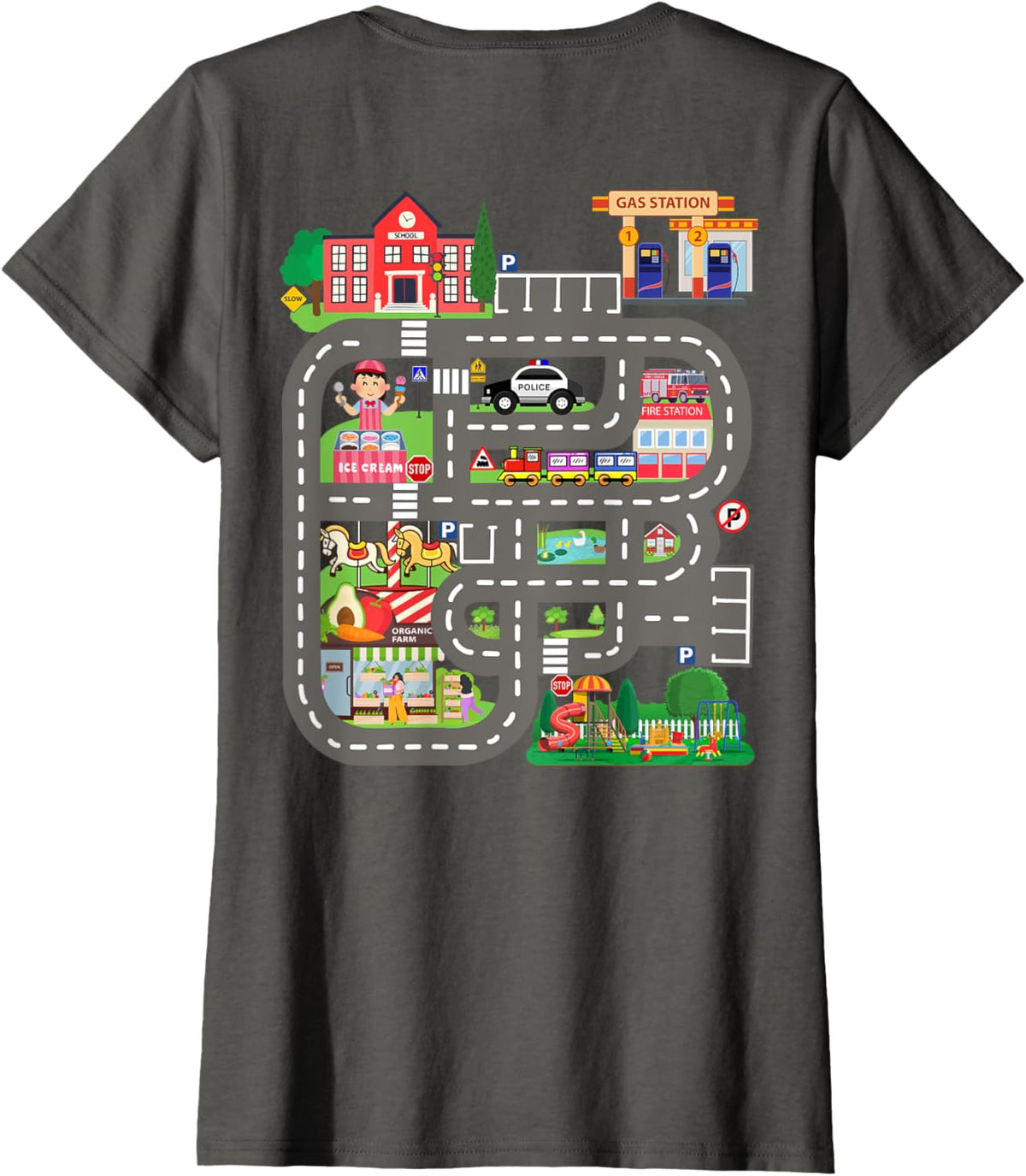 Kids Play Cars on Dad&#39;s Back Funny Father&#39;s Day Race Track