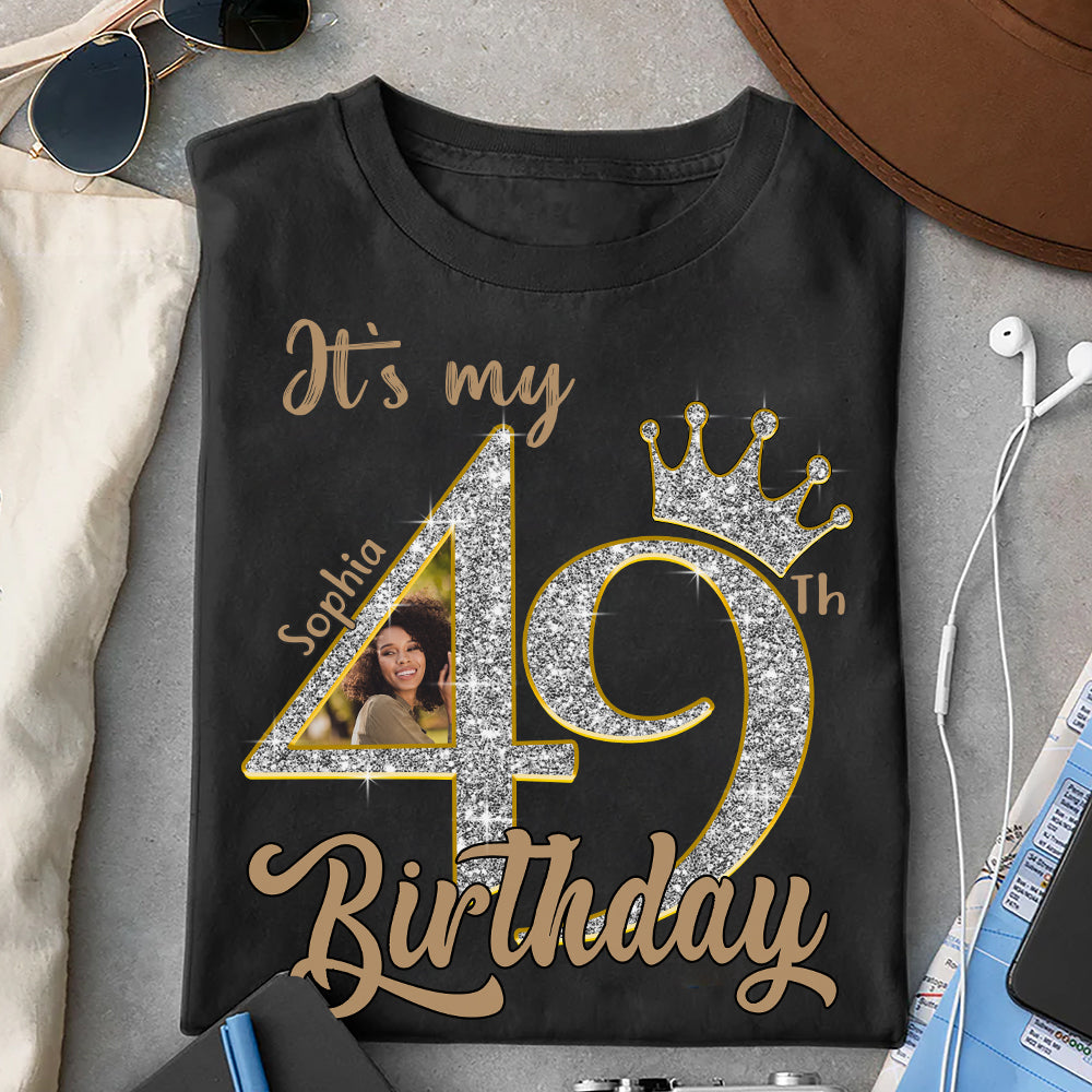 49th Birthday Shirts, Custom Birthday Shirts, Turning 49 Shirt, Gifts For Women Turning 49, 49 And Fabulous Shirt, 1976 Shirt, 49th Birthday Shirts For Her - YPT-HCT