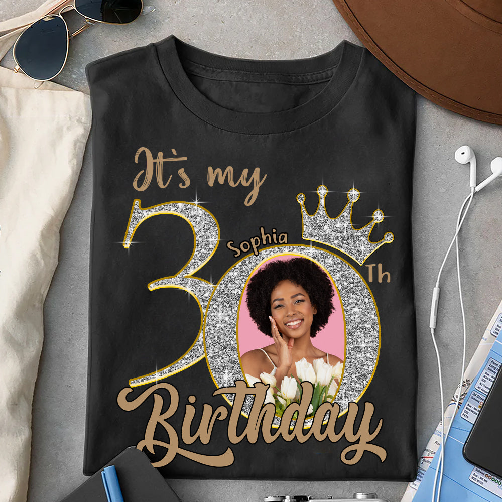 30th Birthday Shirts, Custom Birthday Shirts, Turning 30 Shirt, Gifts For Women Turning 30, 30 And Fabulous Shirt, 1995 Shirt, 30th Birthday Shirts For Her - YPT-HCT