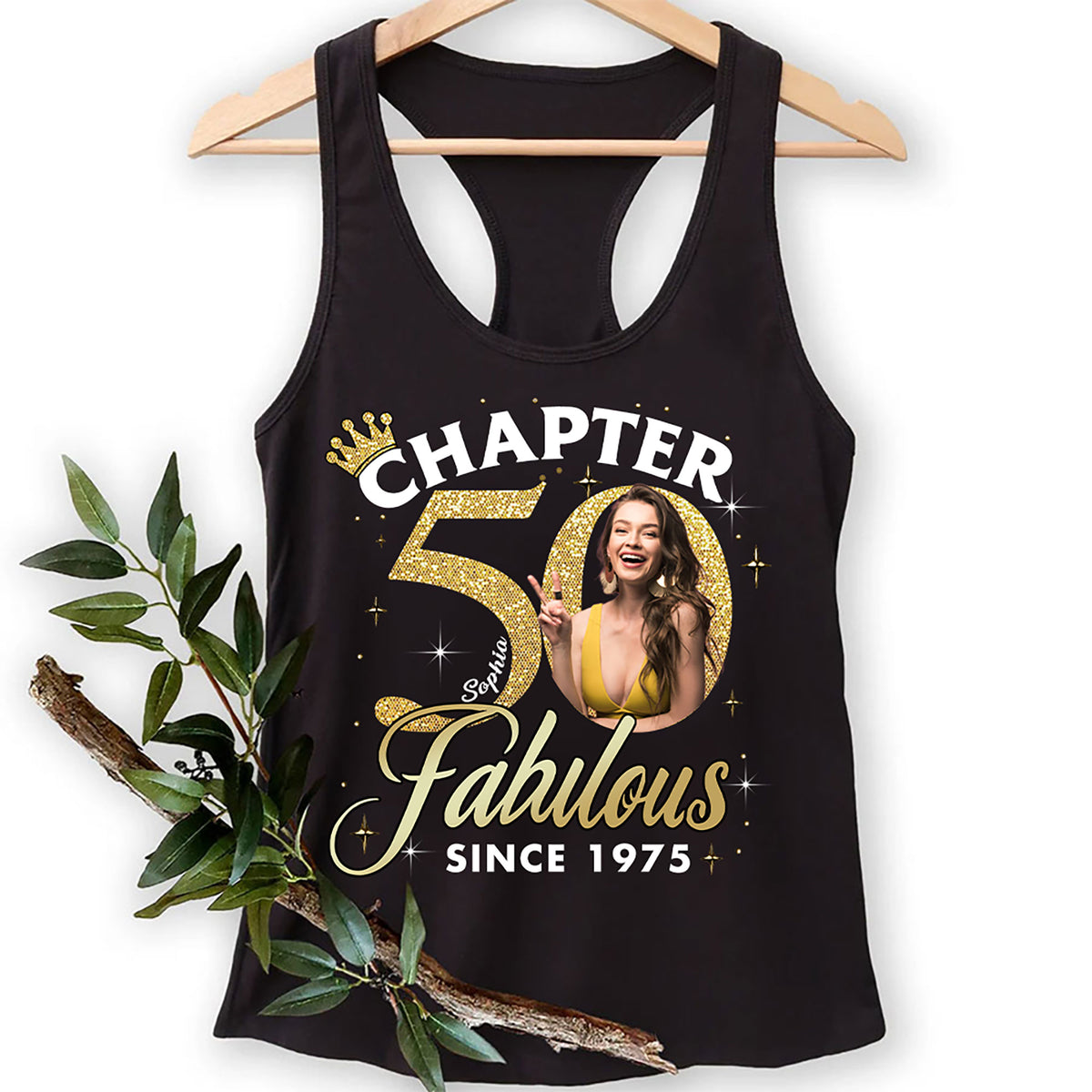 Chapter 50, 50th Birthday Unique T Shirt For Woman, Custom Birthday Shirt, Her Gifts For 50 Years Old , Turning 50 Birthday Cotton Shirt-YPT-HMT