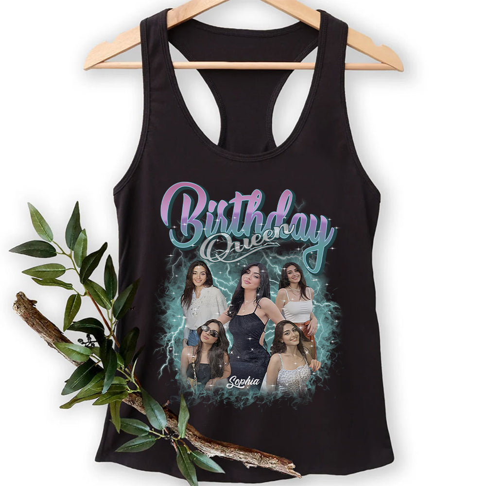 Birthday Shirts, Custom Photo Birthday Shirts, Birthday Shirts For Black Women, Its My Birthday Shirt, Birthday Queen Shirt-YPT-HCT